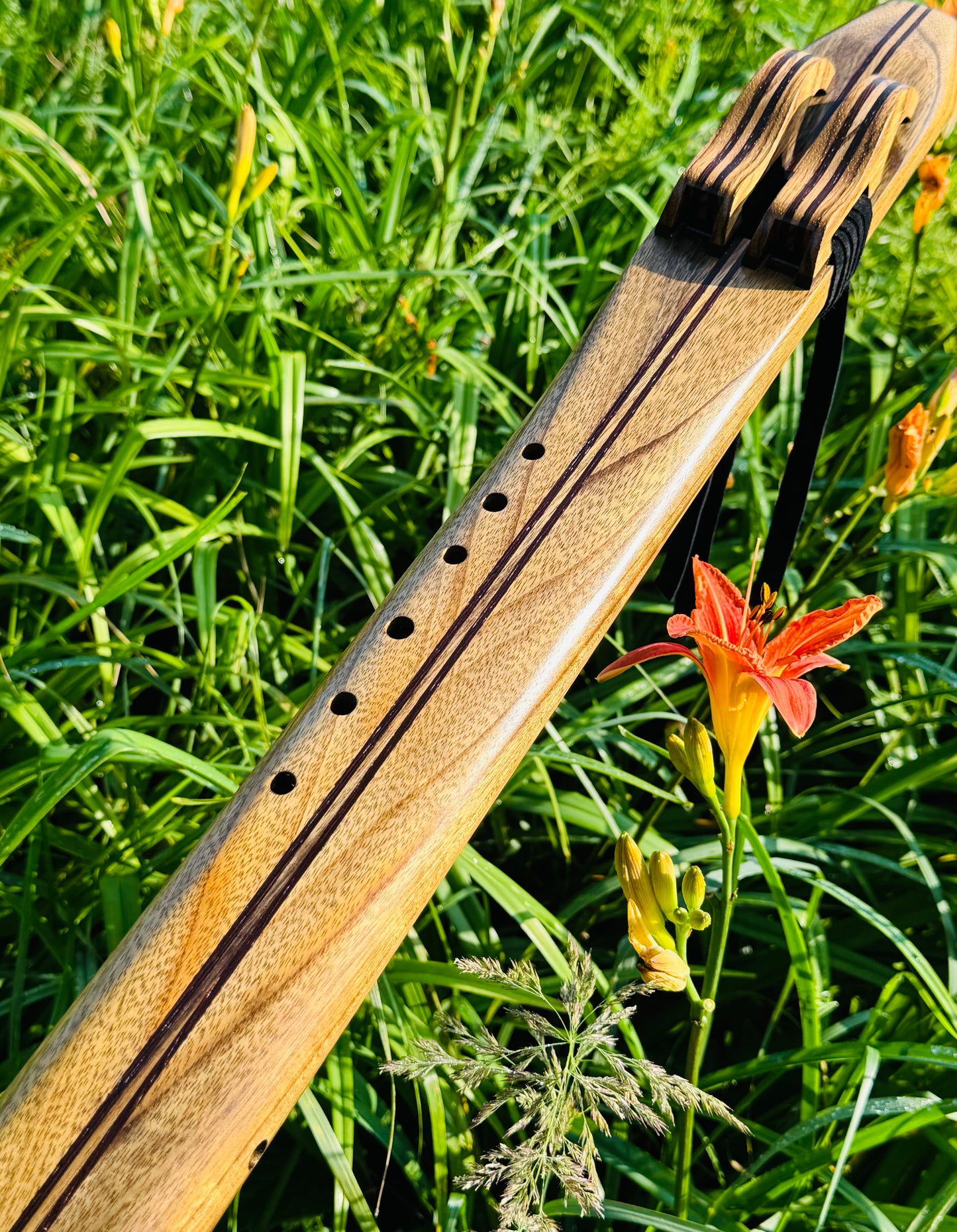 Native Americans double flute Amazakoue F# 440Hz
