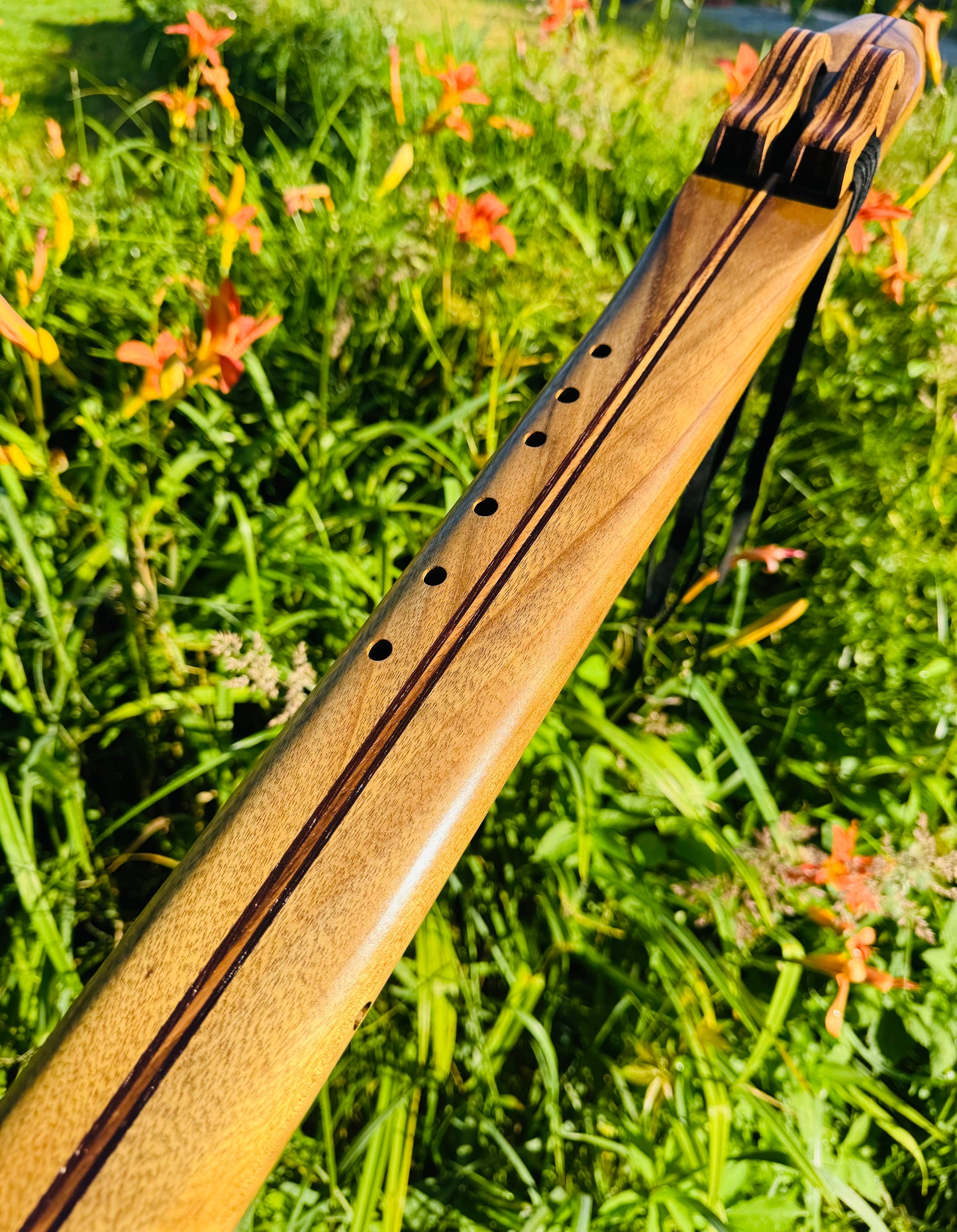 Native Americans double flute Amazakoue F# 432Hz