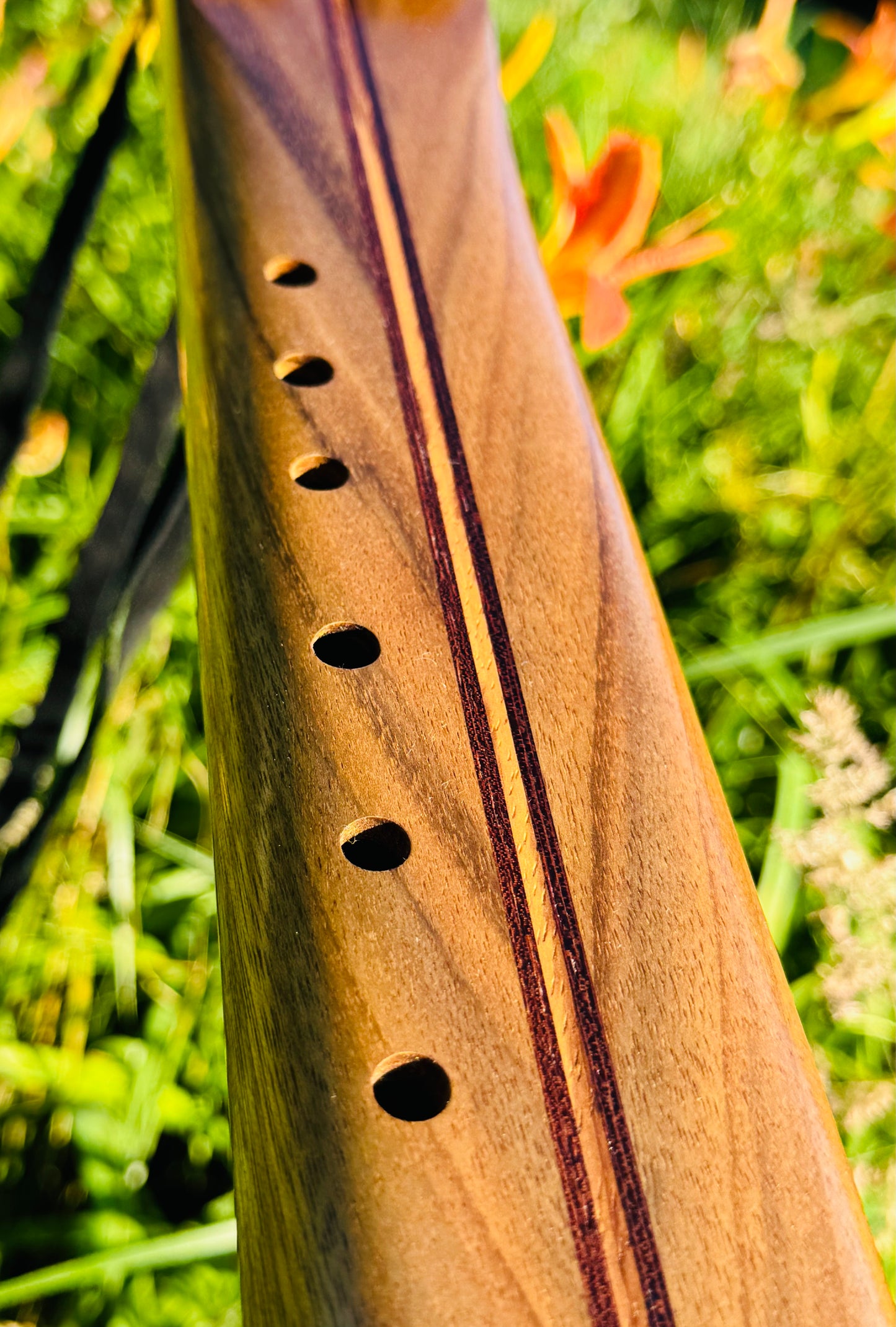 Native Americans double flute Amazakoue F# 432Hz