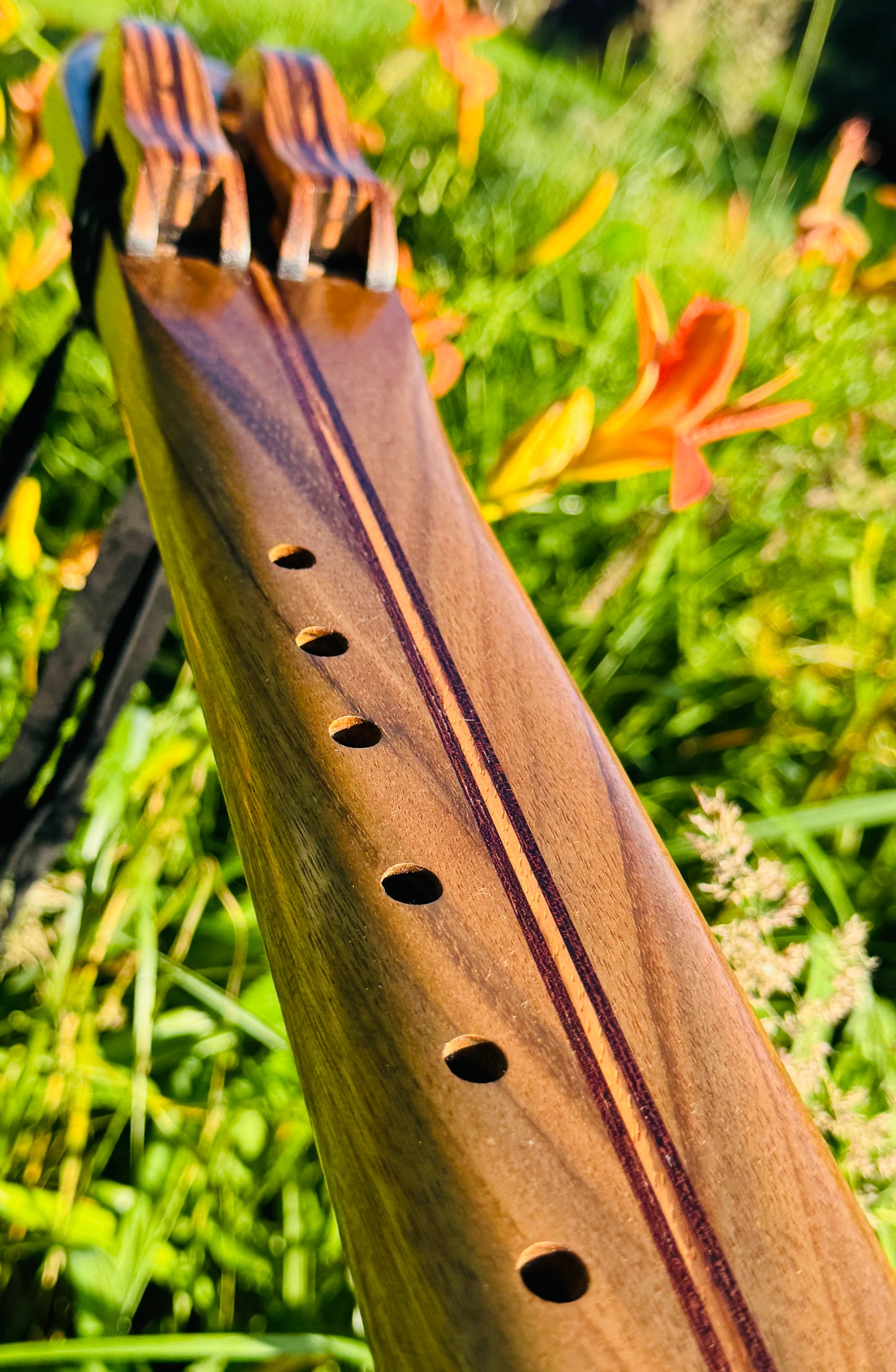 Native Americans double flute Amazakoue F# 432Hz
