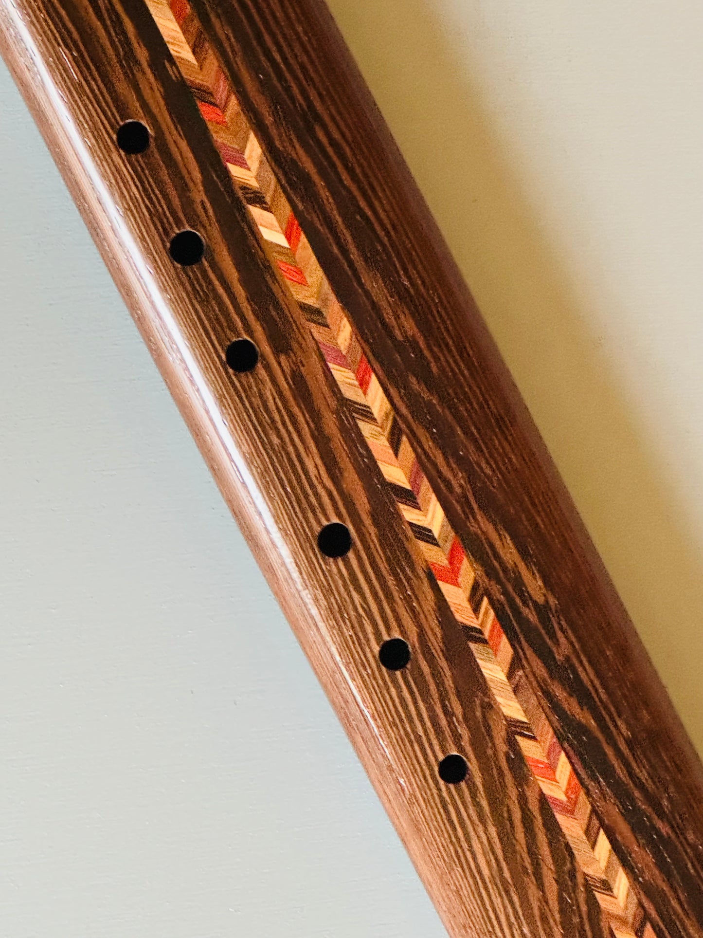 Native Americans double bass flute Wenge D 440Hz