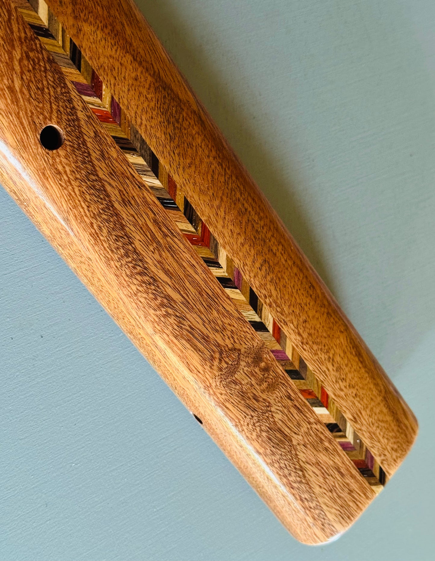 Native Americans Double bass flute Sapelli D 432Hz