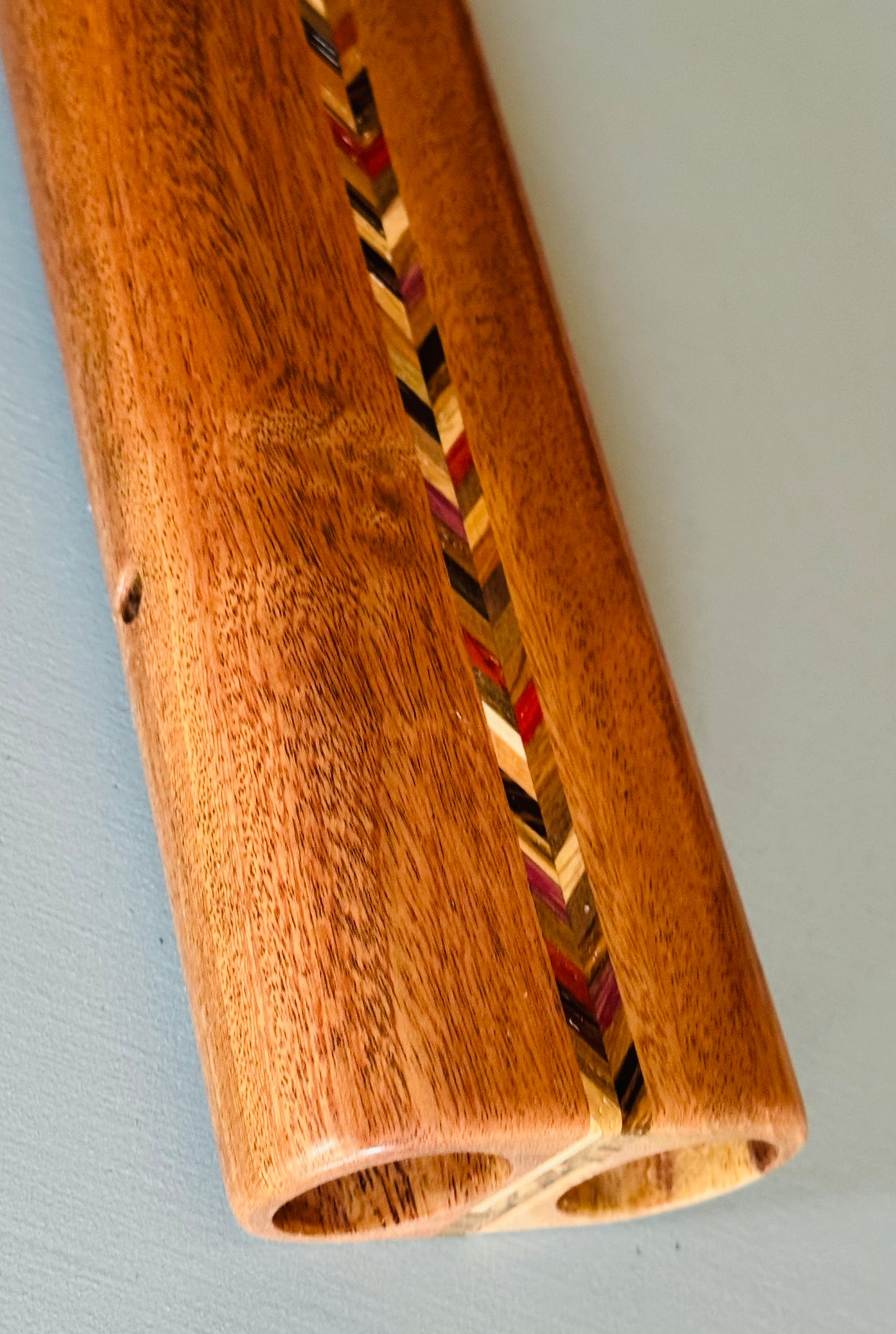 Native Americans Double bass flute Sapelli D 432Hz