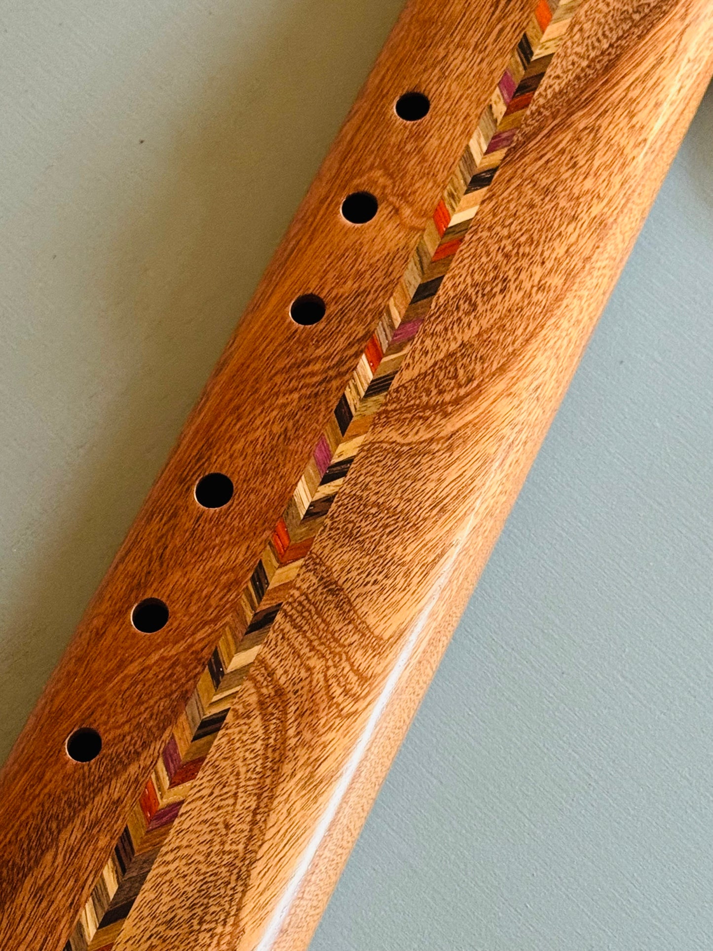Native Americans Double bass flute Sapelli D 432Hz