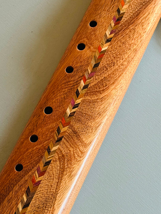 Native American Double bass flute Sapelli D 432Hz