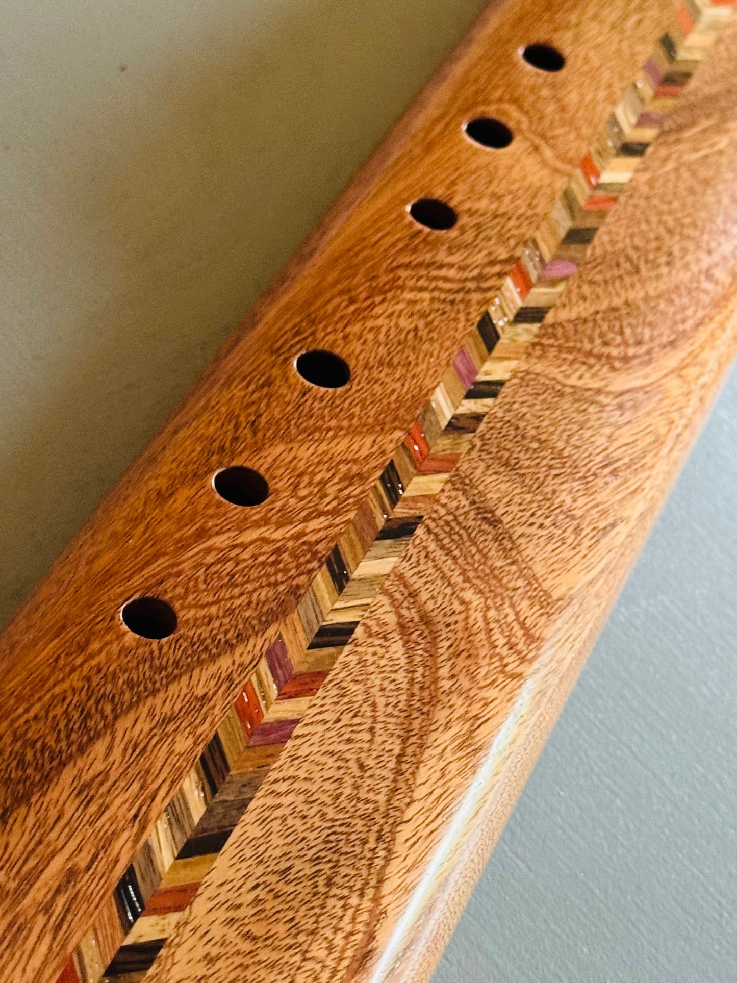 Native Americans Double bass flute Sapelli D 432Hz