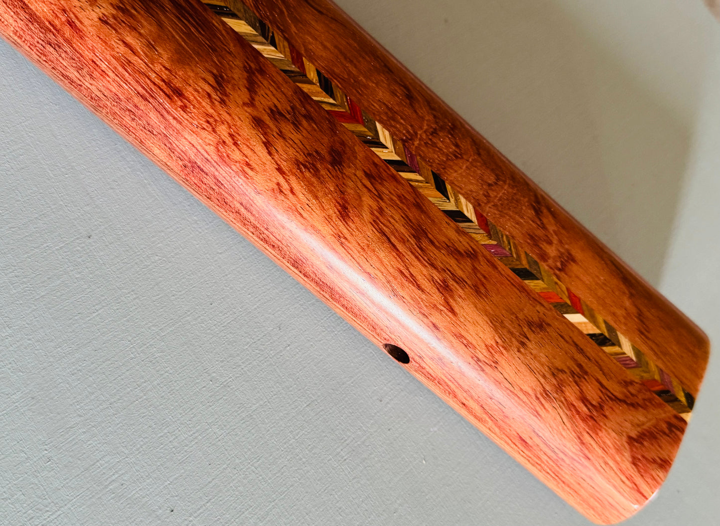 Native Americans double bass flute Bubinga D 440Hz