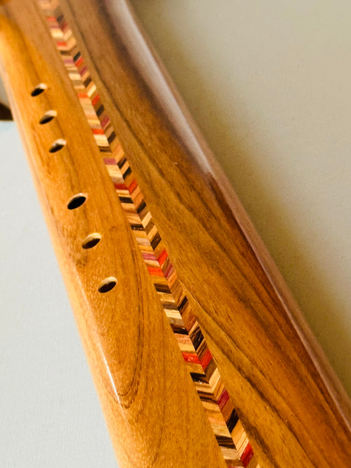 Native Americans double bass flute Amazakoue D 432Hz