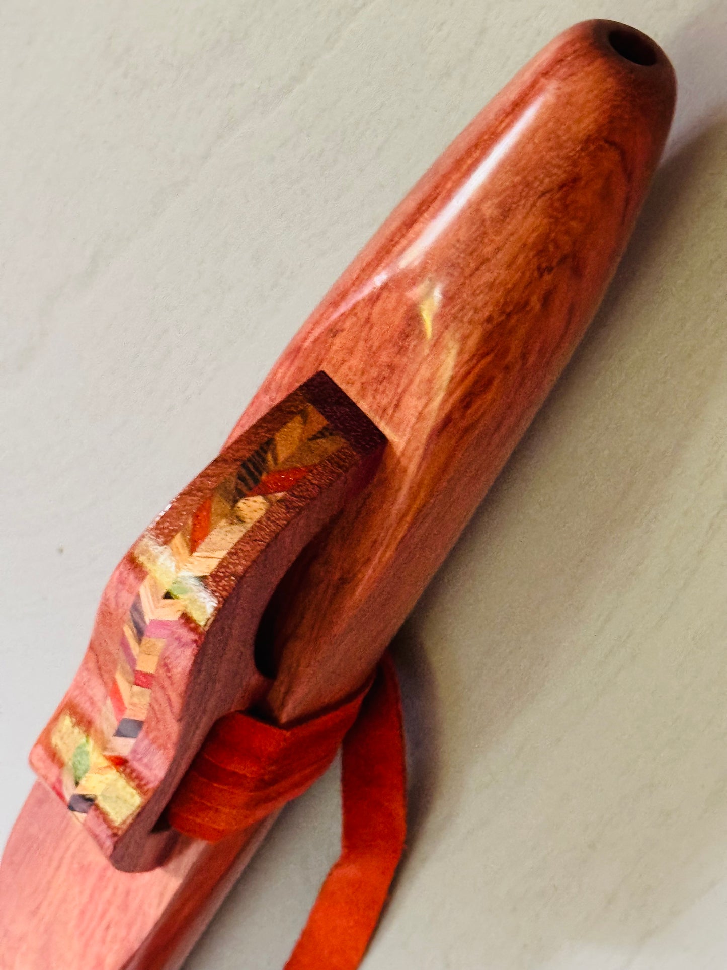 Native Americans bass flute Bubinga D 440Hz