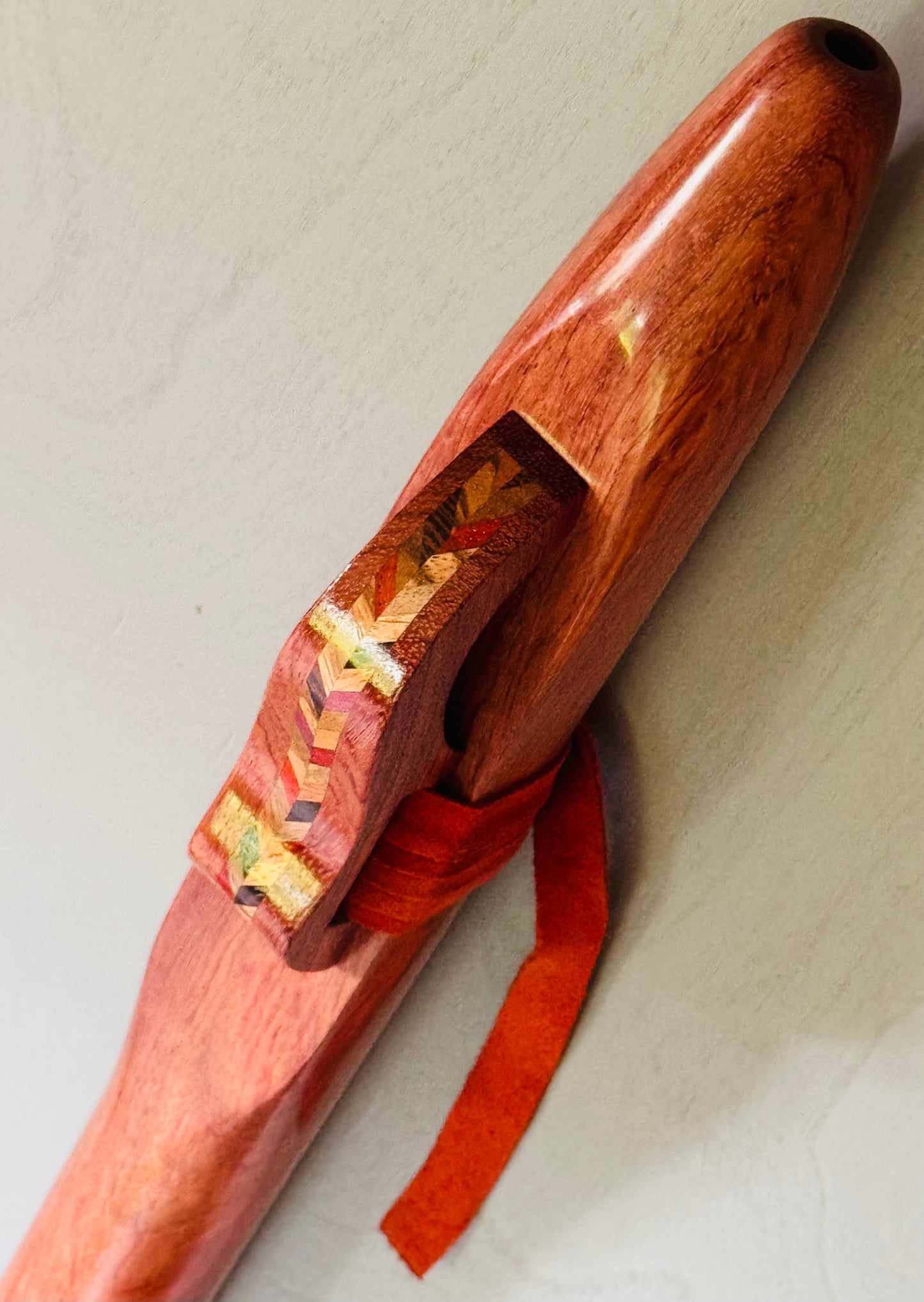 Native Americans bass flute Bubinga D 440Hz