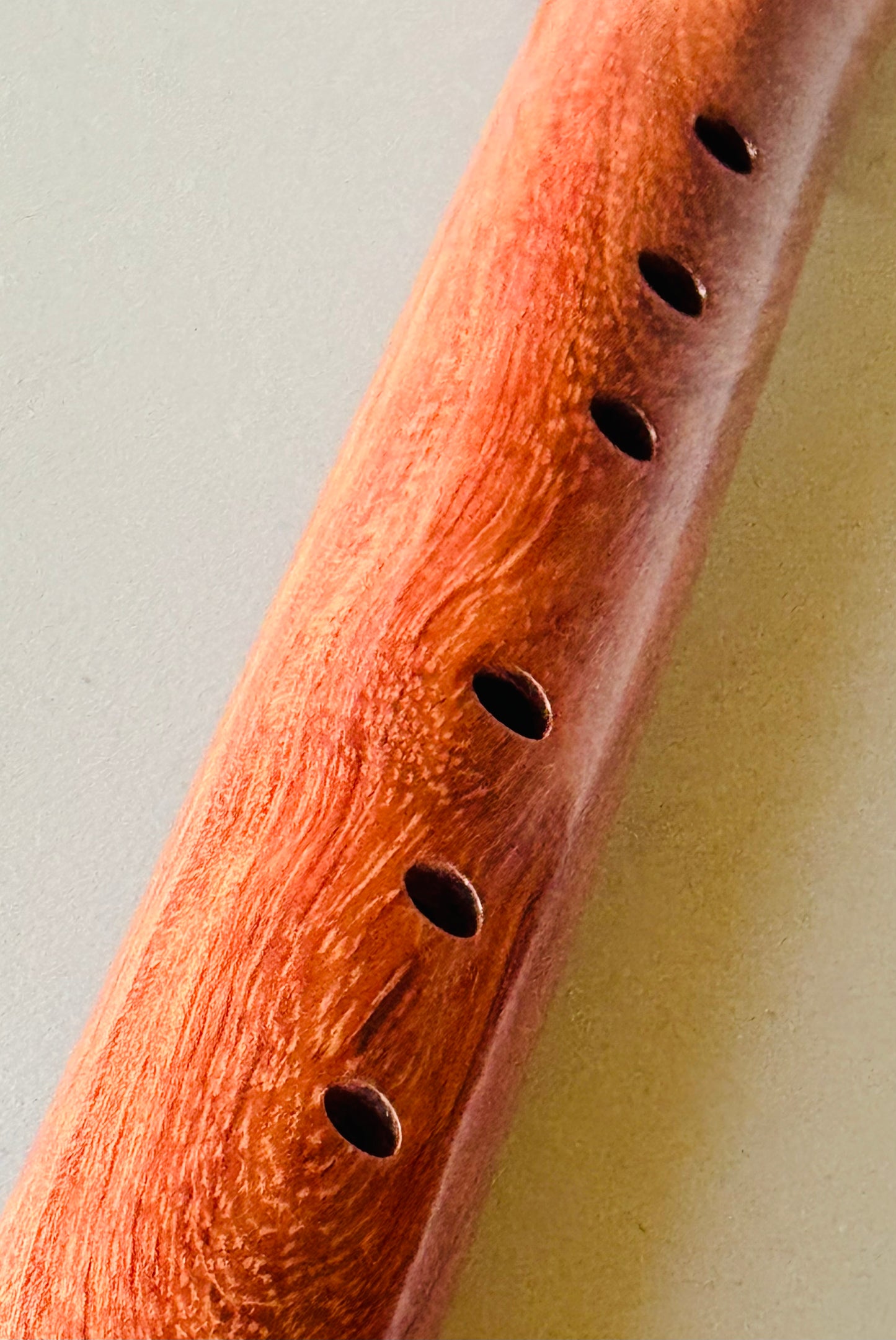 Native Americans bass flute Bubinga D 440Hz
