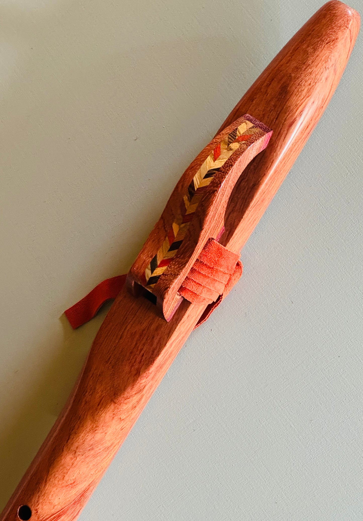 Native Americans bass flute Bubinga D 440Hz