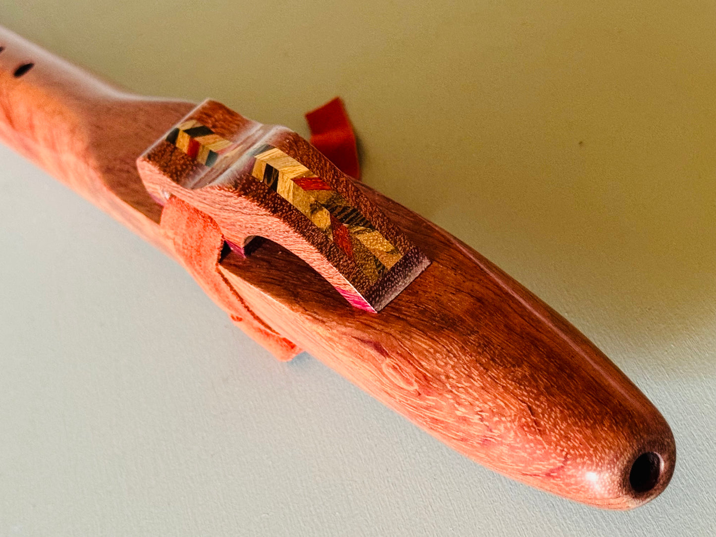 Native Americans bass flute Bubinga D 440Hz