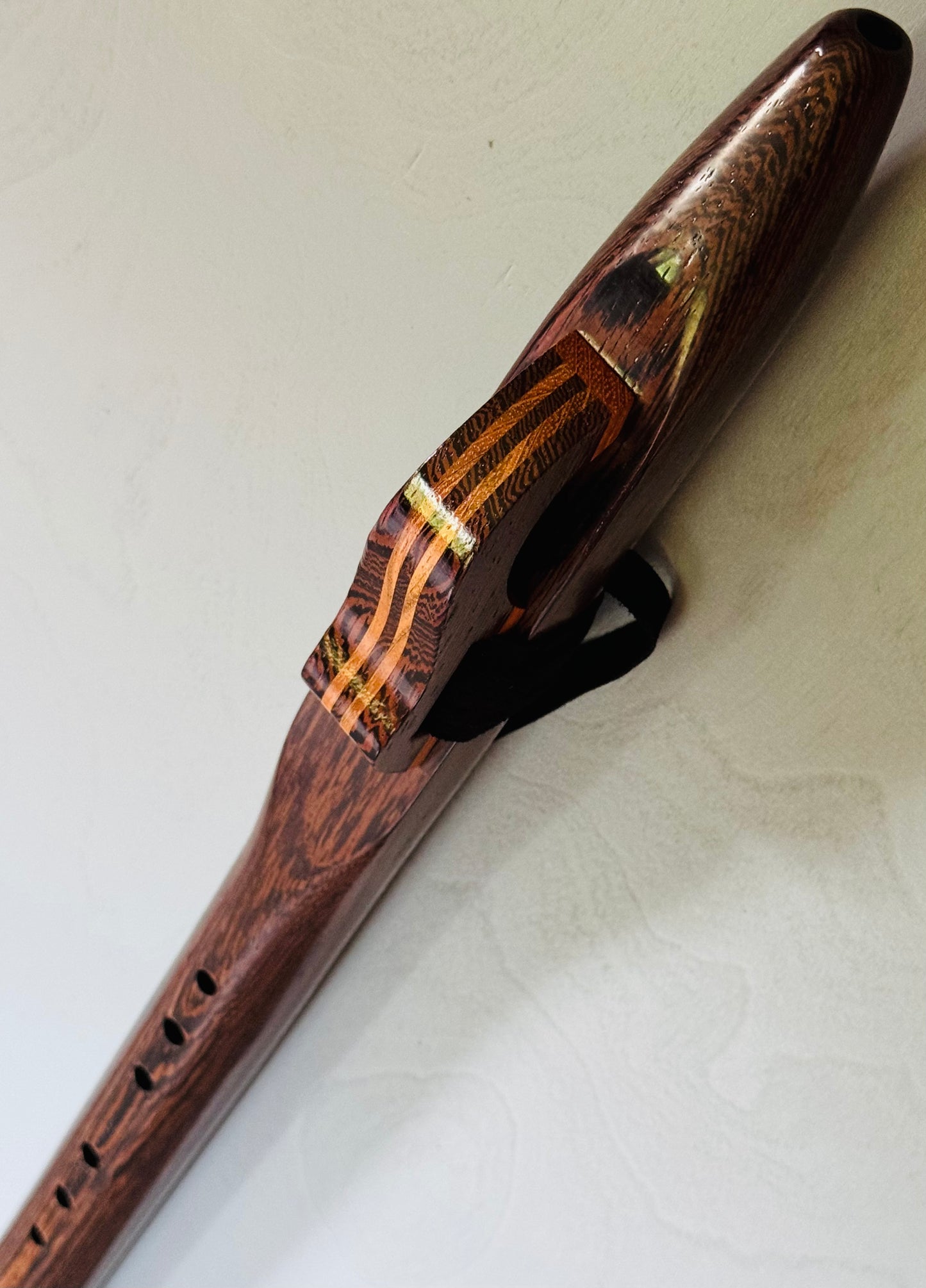 Native Americans bass flute Wenge E 440Hz