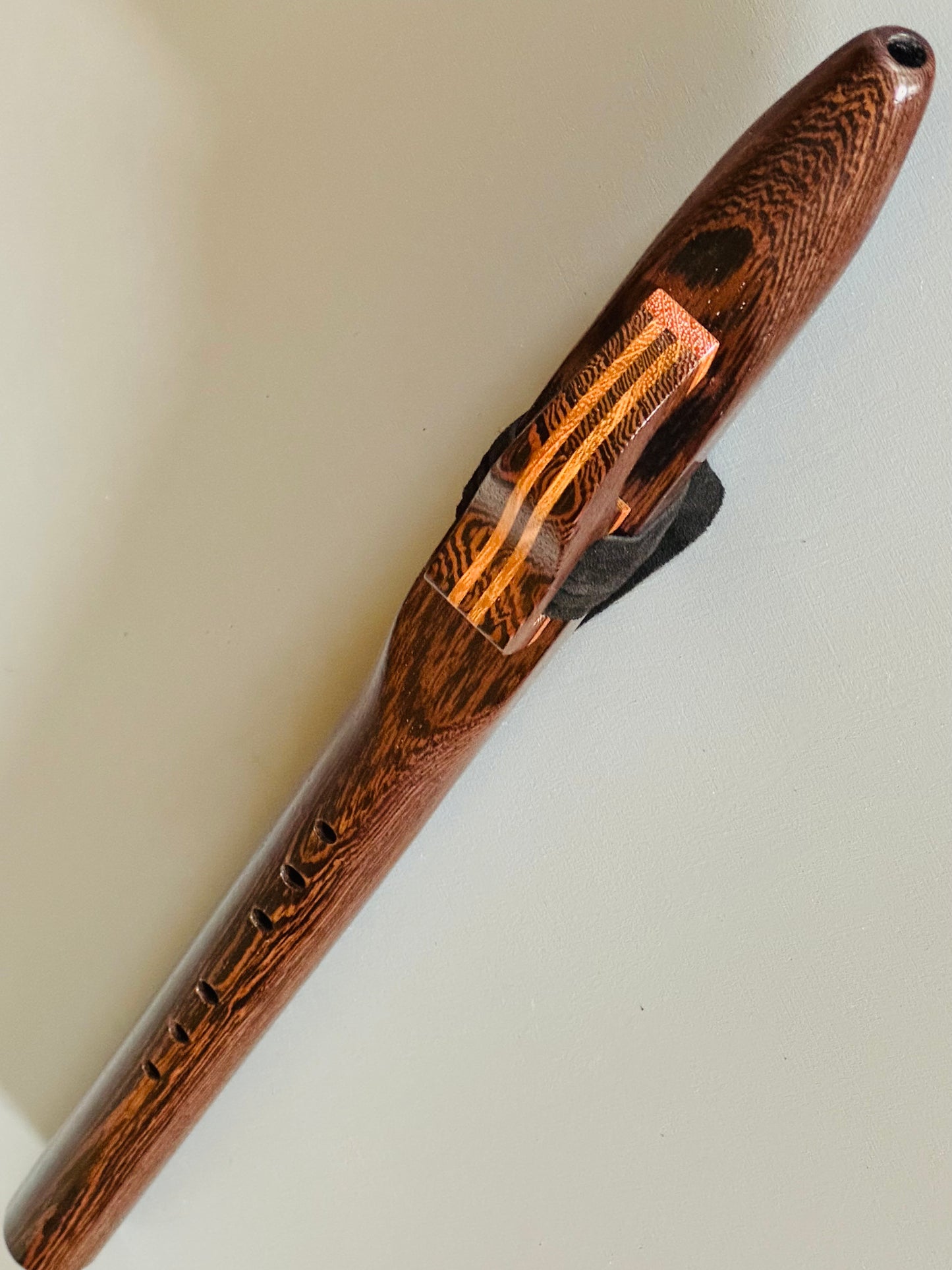Native Americans bass flute Wenge E 440Hz