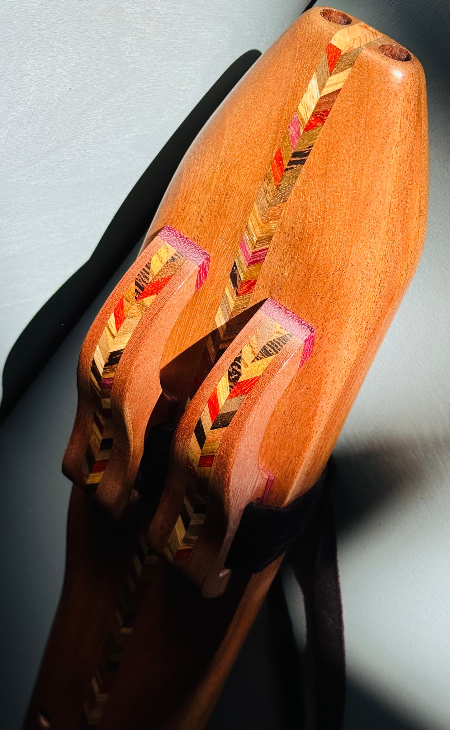 Native Americans Double bass flute Sapelli D 432Hz
