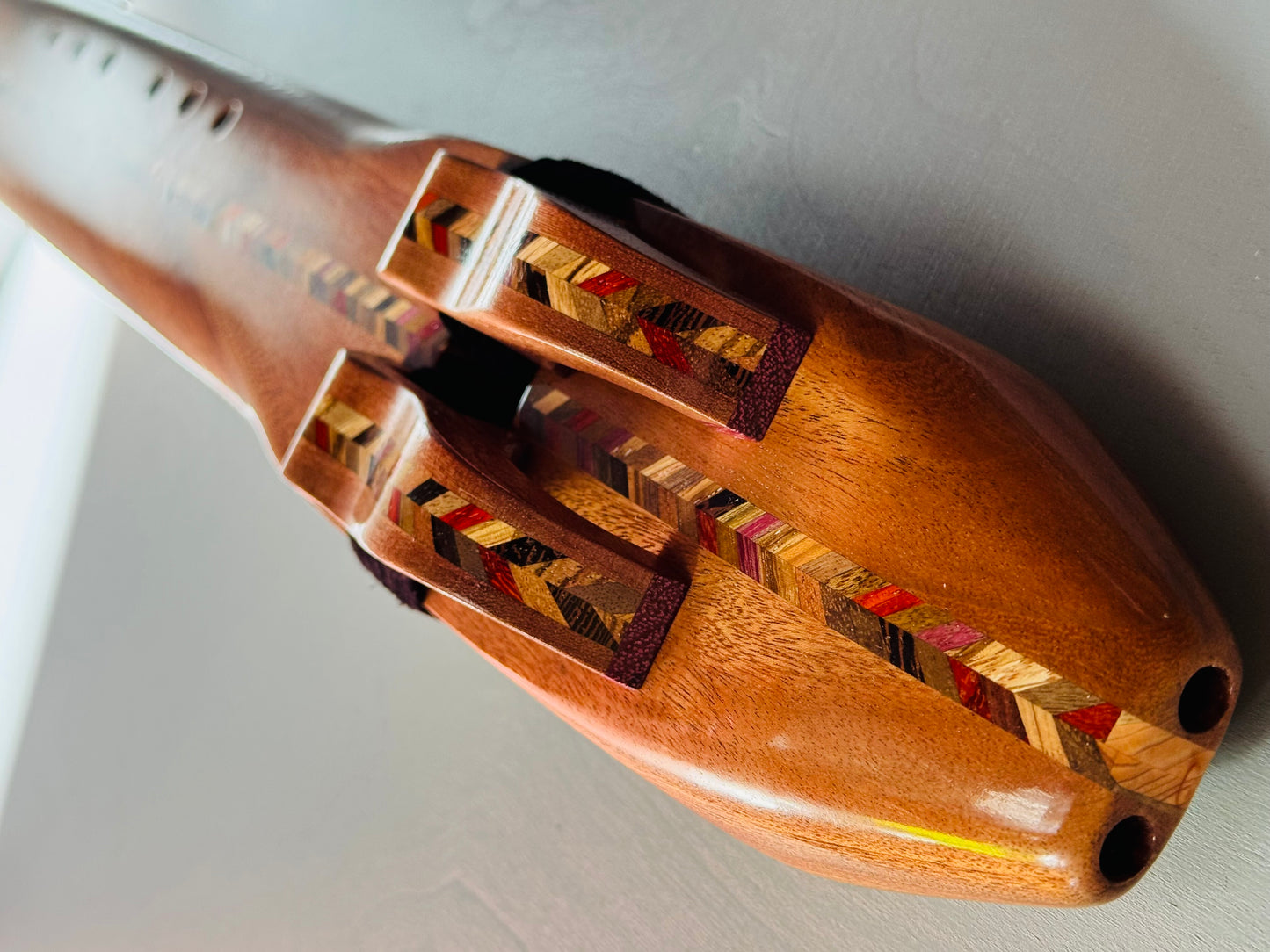 Native Americans Double bass flute Sapelli D 432Hz