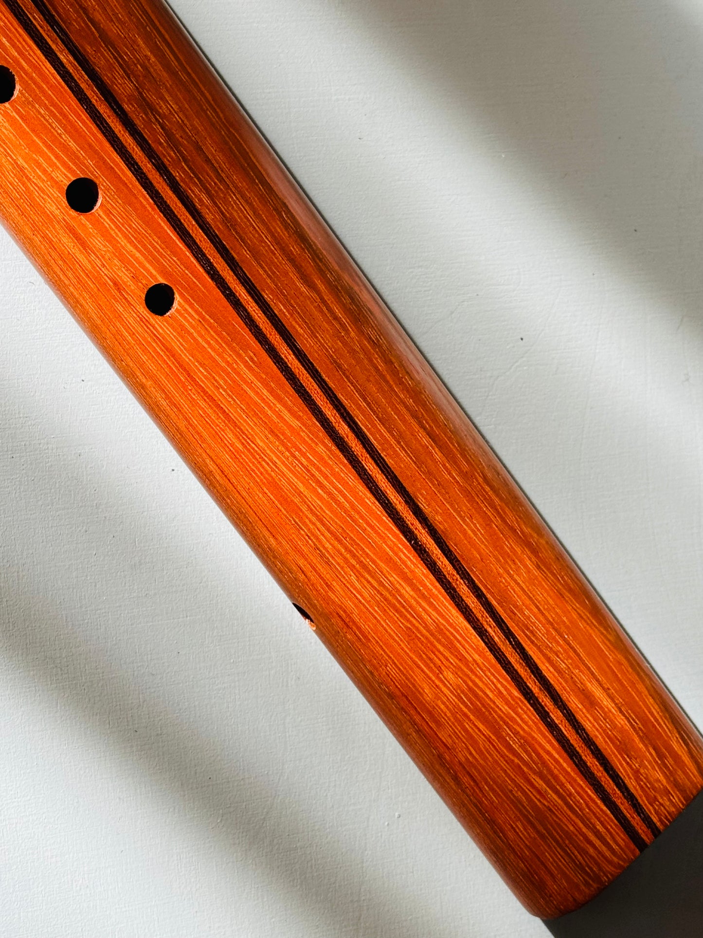 Native Americans double flute Jatoba F# 440Hz