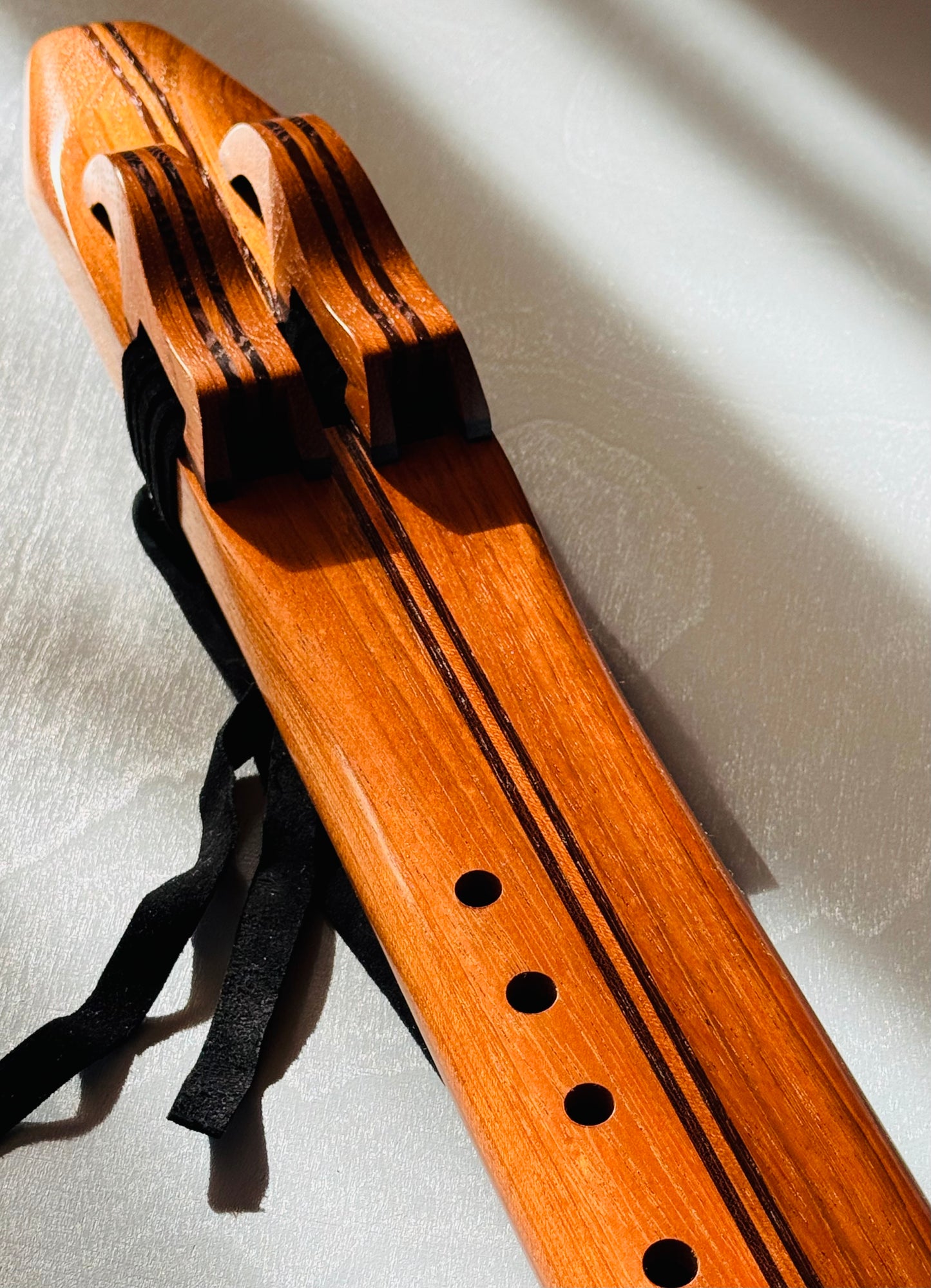 Native Americans double flute Jatoba F# 440Hz
