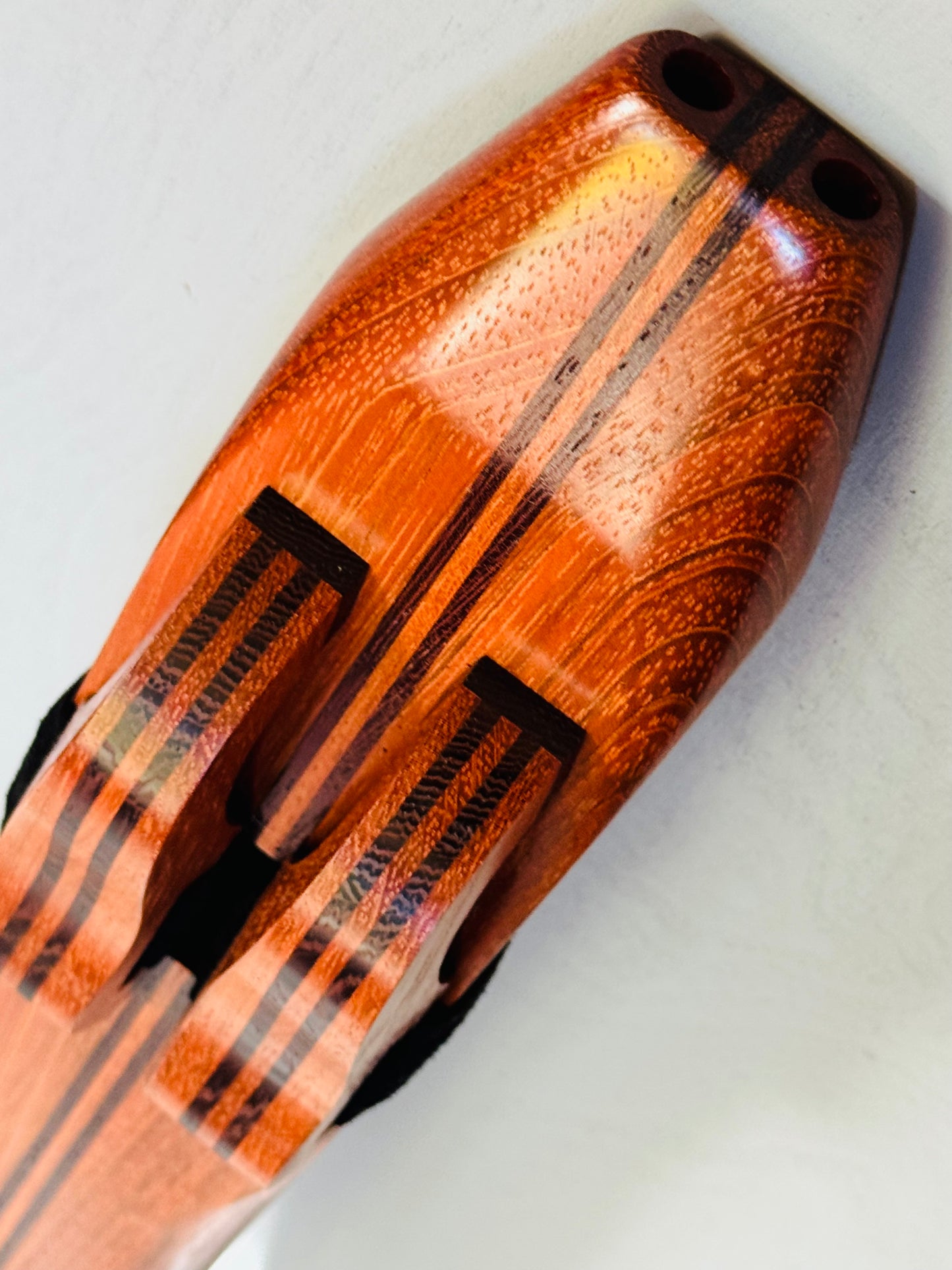 Native Americans double flute Jatoba F# 440Hz