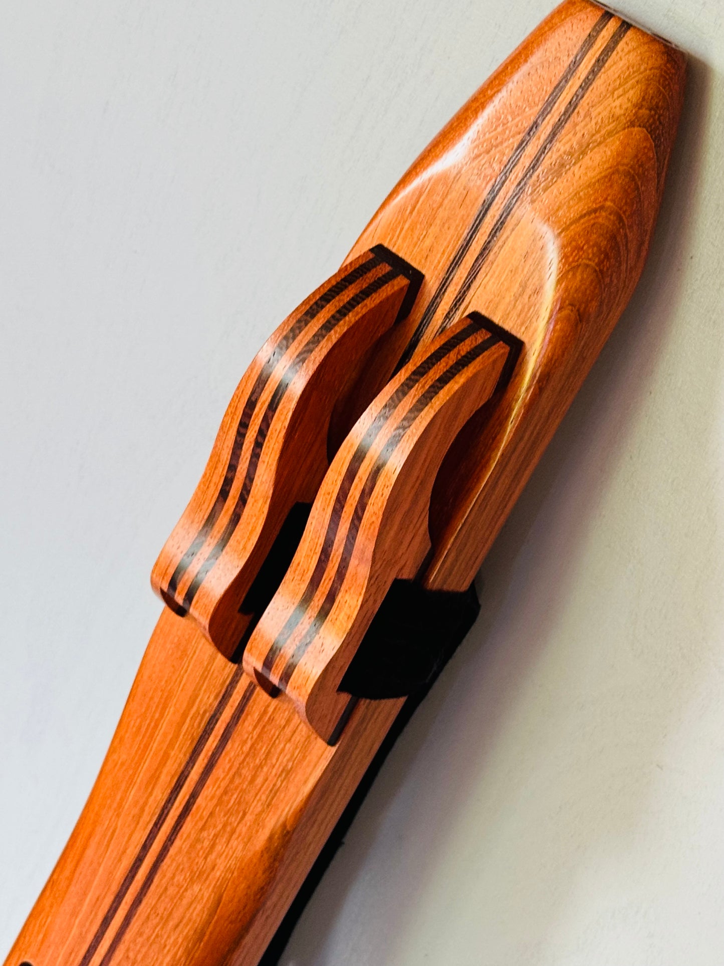Native Americans double flute Jatoba F# 440Hz