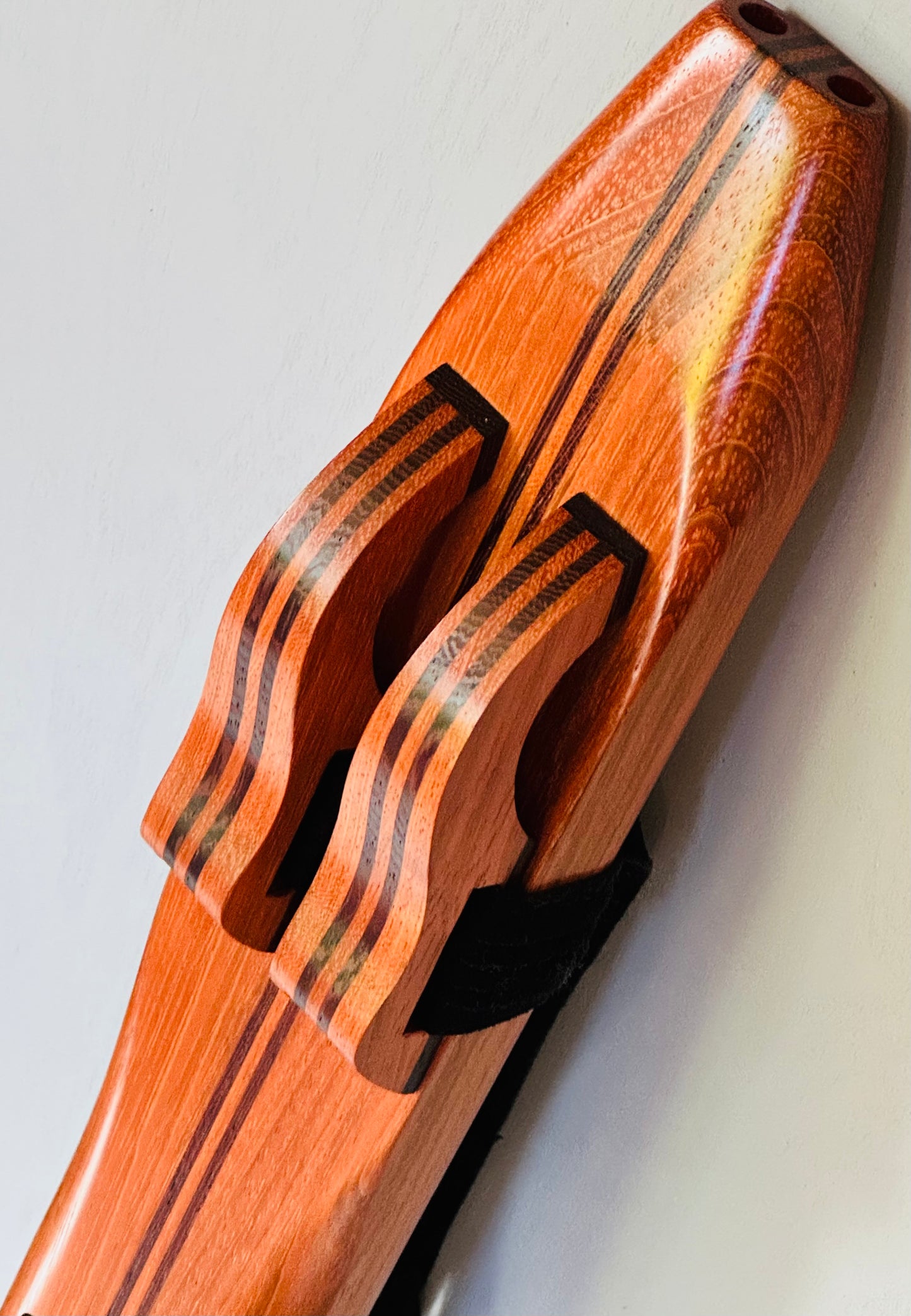 Native Americans double flute Jatoba F# 440Hz