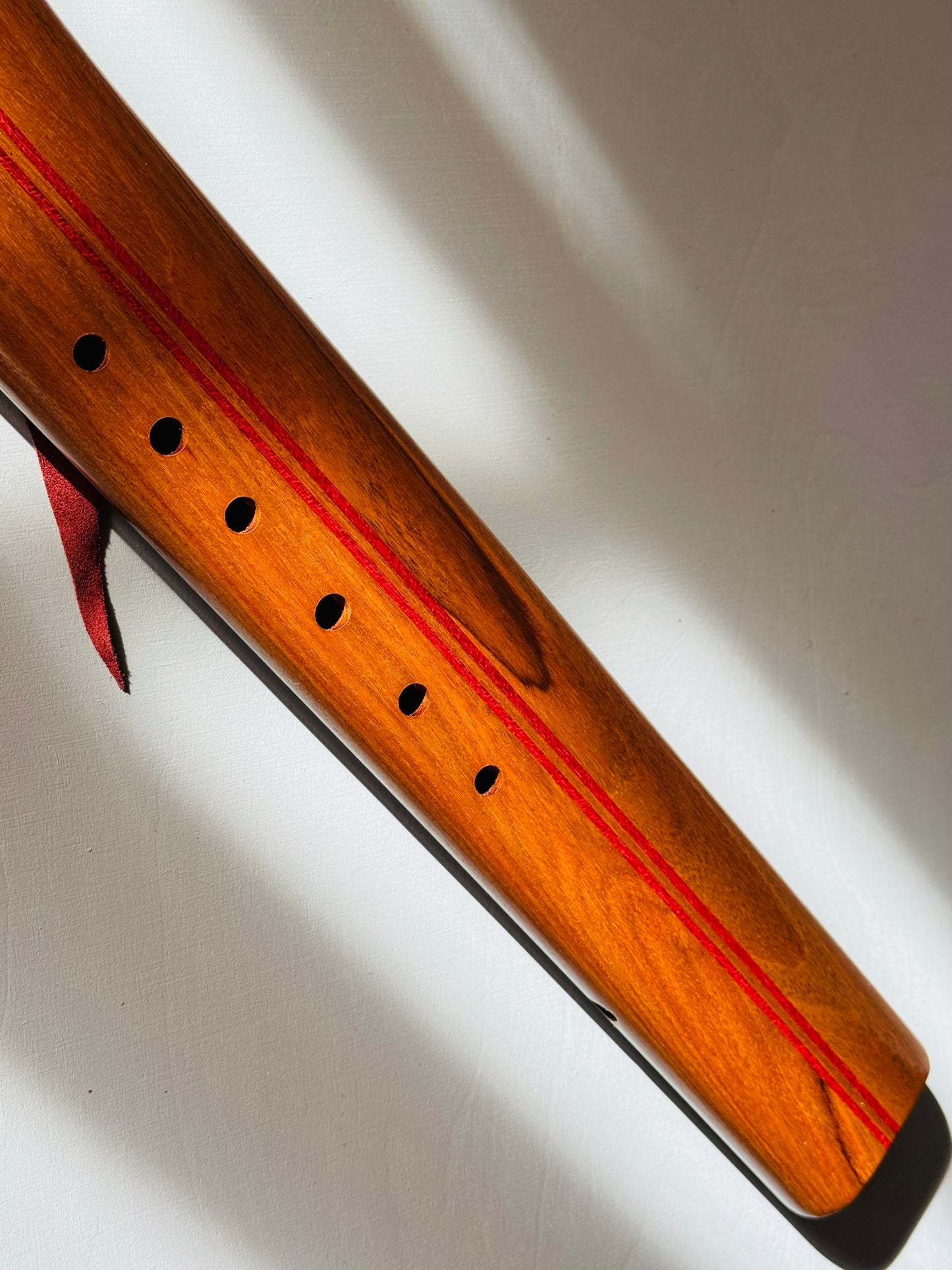 Native Americans double flute Ironwood F# 440Hz