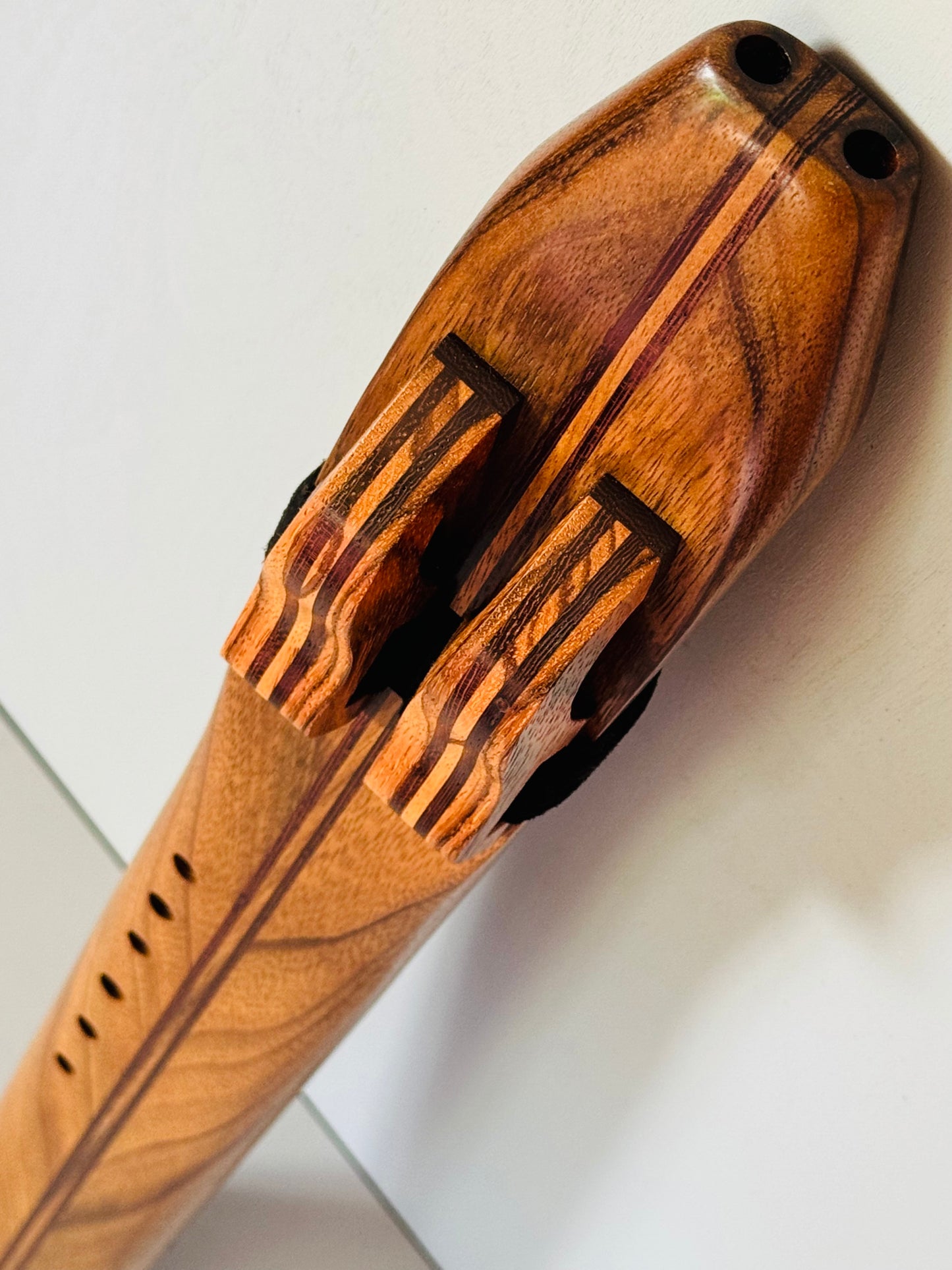 Native Americans double flute Amazakoue F# 440Hz