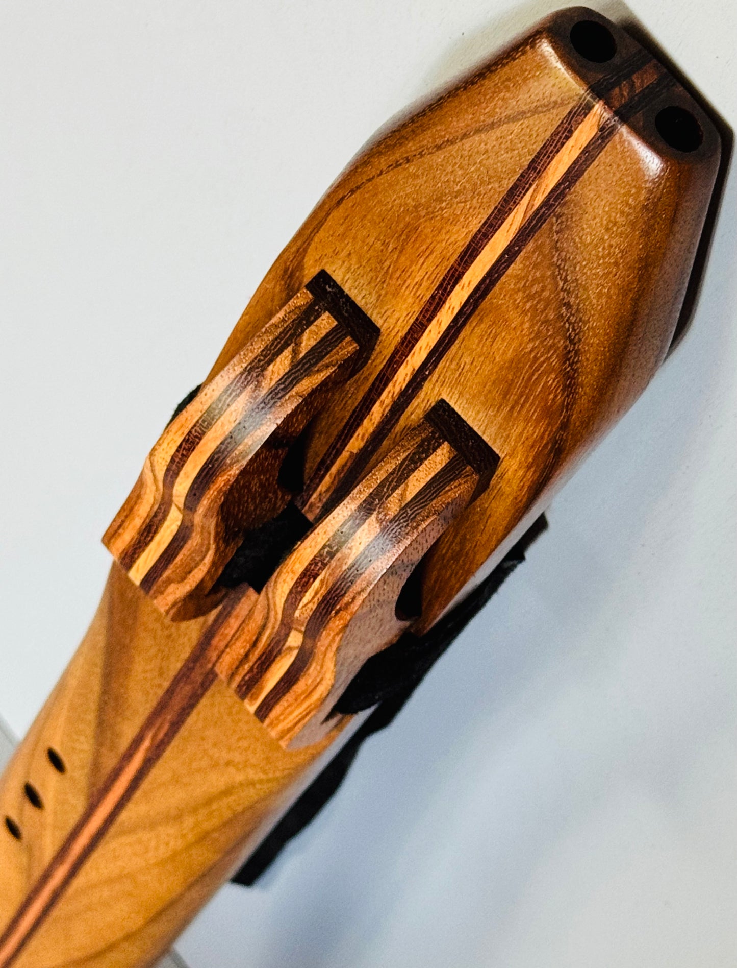 Native Americans double flute Amazakoue F# 432Hz