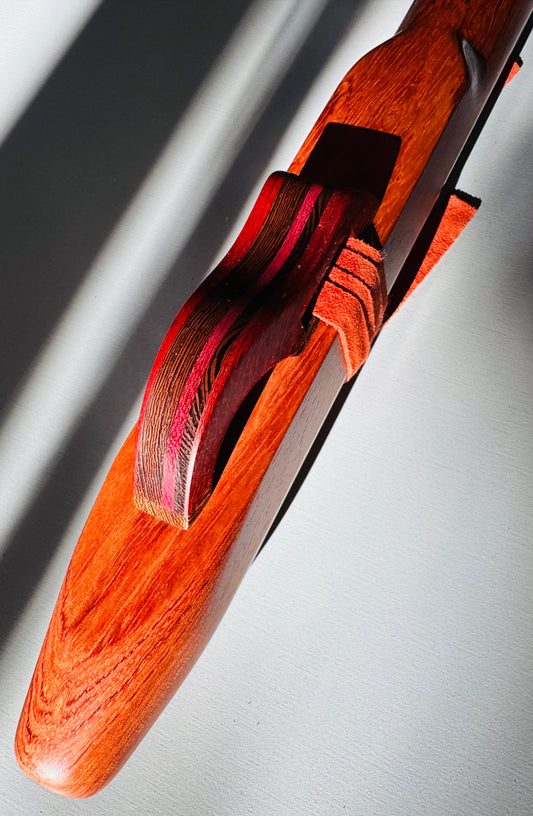 Native American bass flute Bubinga C 432Hz