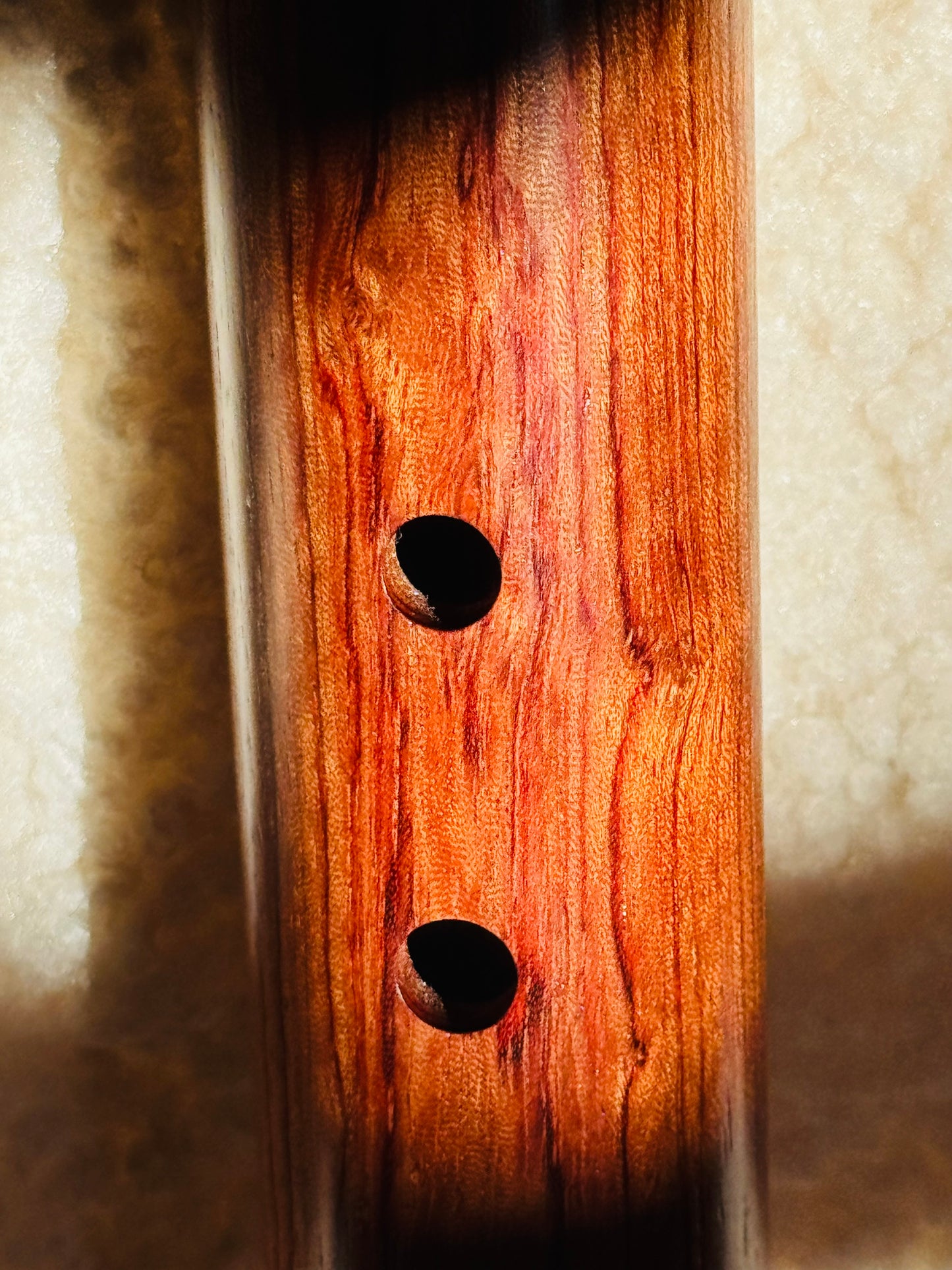 Native Americans bass flute Bubinga C 432Hz