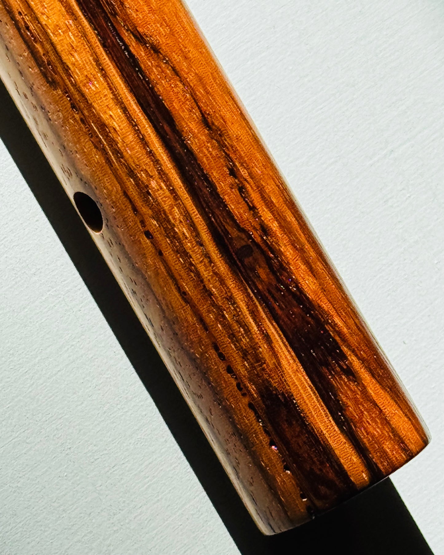 Native Americans flute Zebra wood G 432Hz