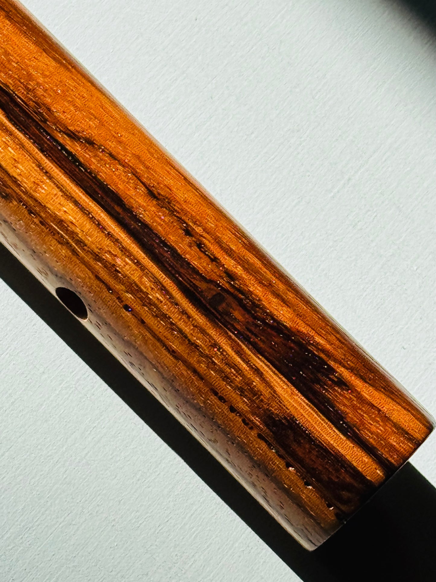 Native Americans flute Zebra wood G 432Hz