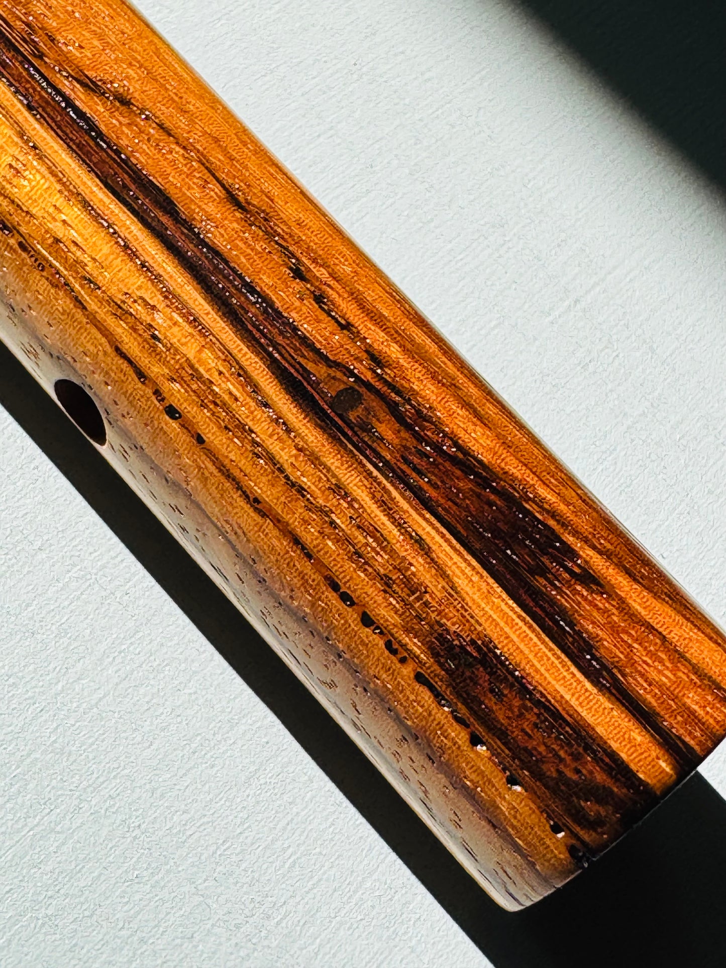 Native Americans flute Zebra wood G 432Hz