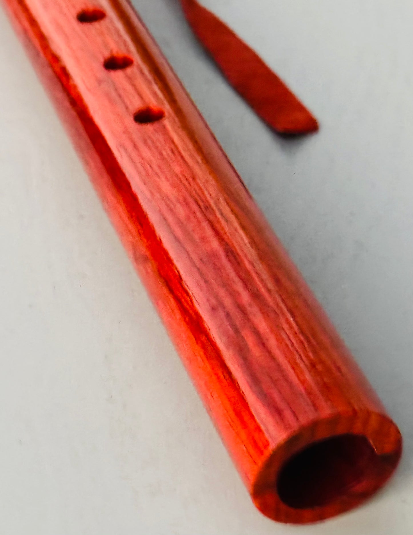 Native American style flutes Red padauk G 440Hz