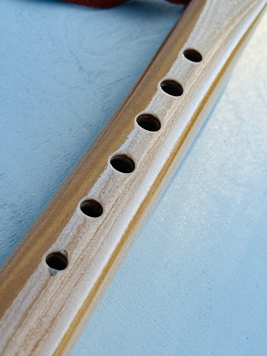 Native American flute wild pear F# 440Hz