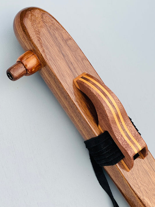 Native American bass flute Walnut A 440Hz