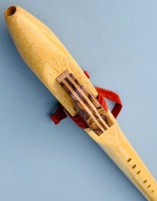 Native American style bass flute Abachi D 440Hz