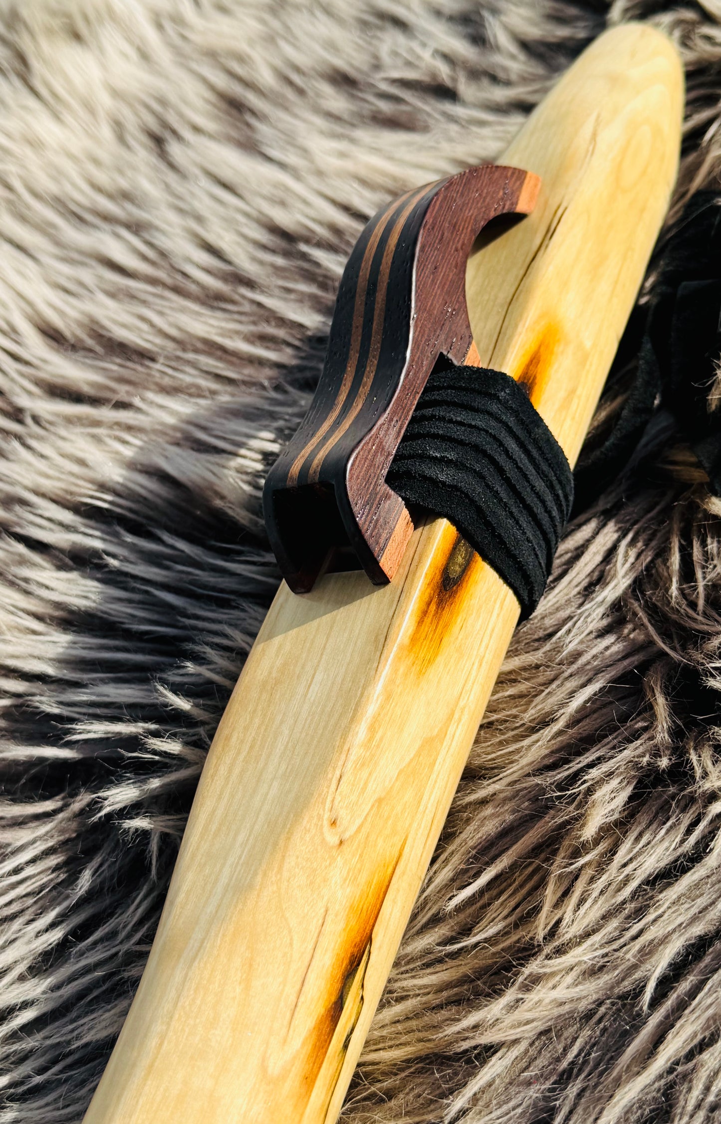 Native American style bass flute Aspen B 432Hz