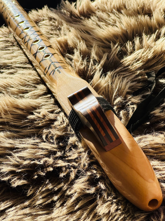 Native American style bass flute B 440Hz