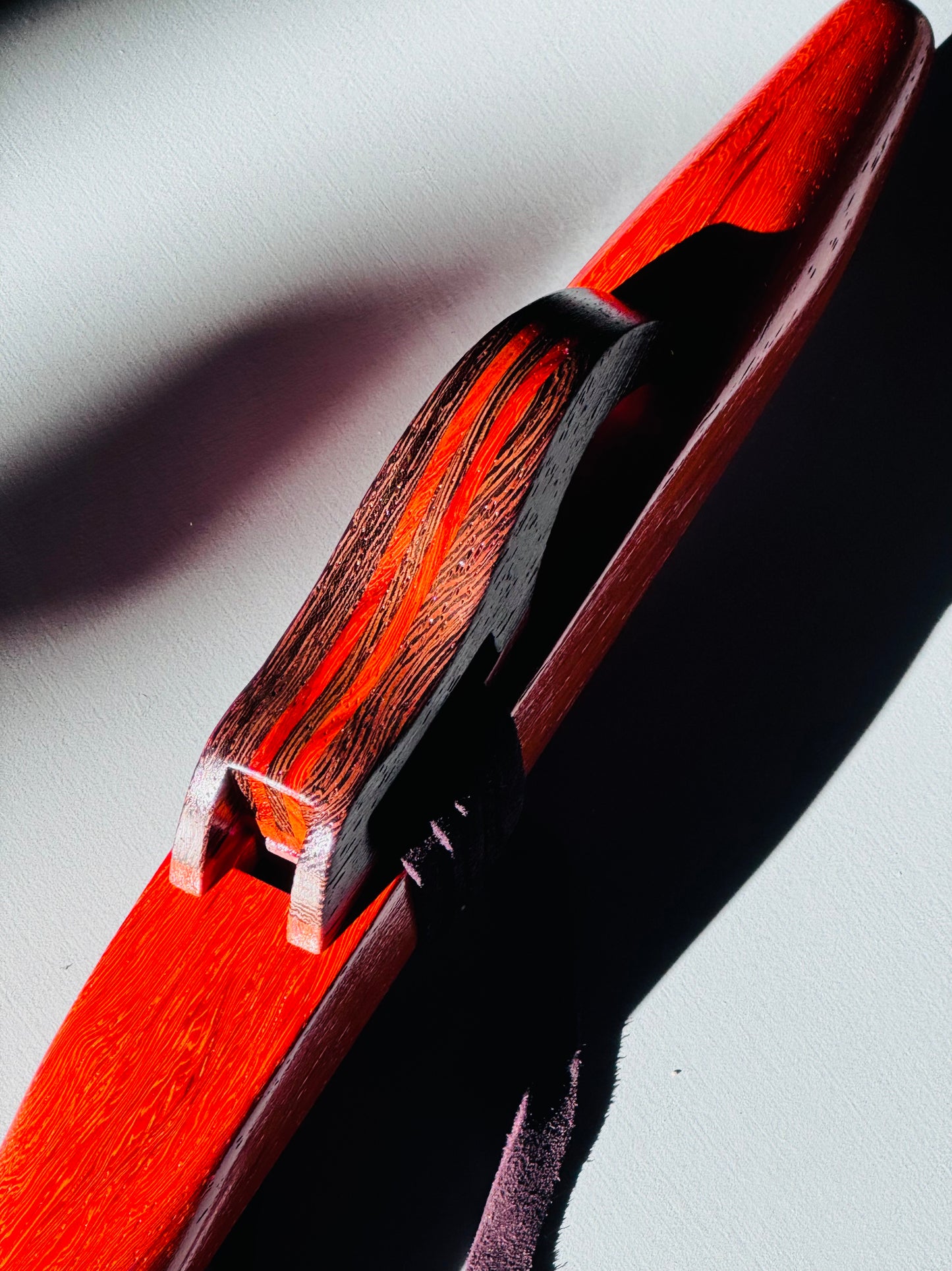 Native American style flute Red padouk A 440Hz