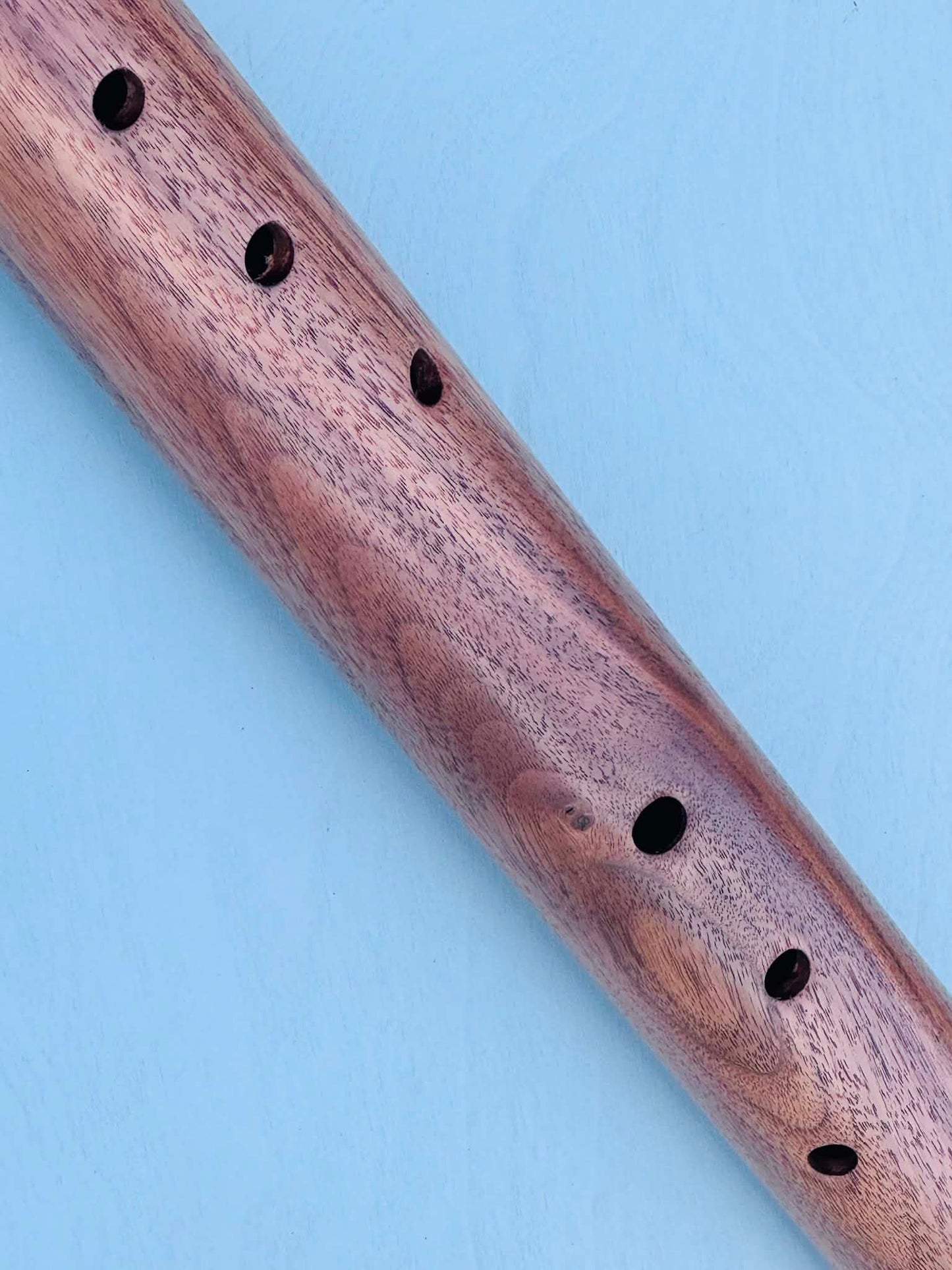 Native American style bass flute Walnut LOW G 432Hz