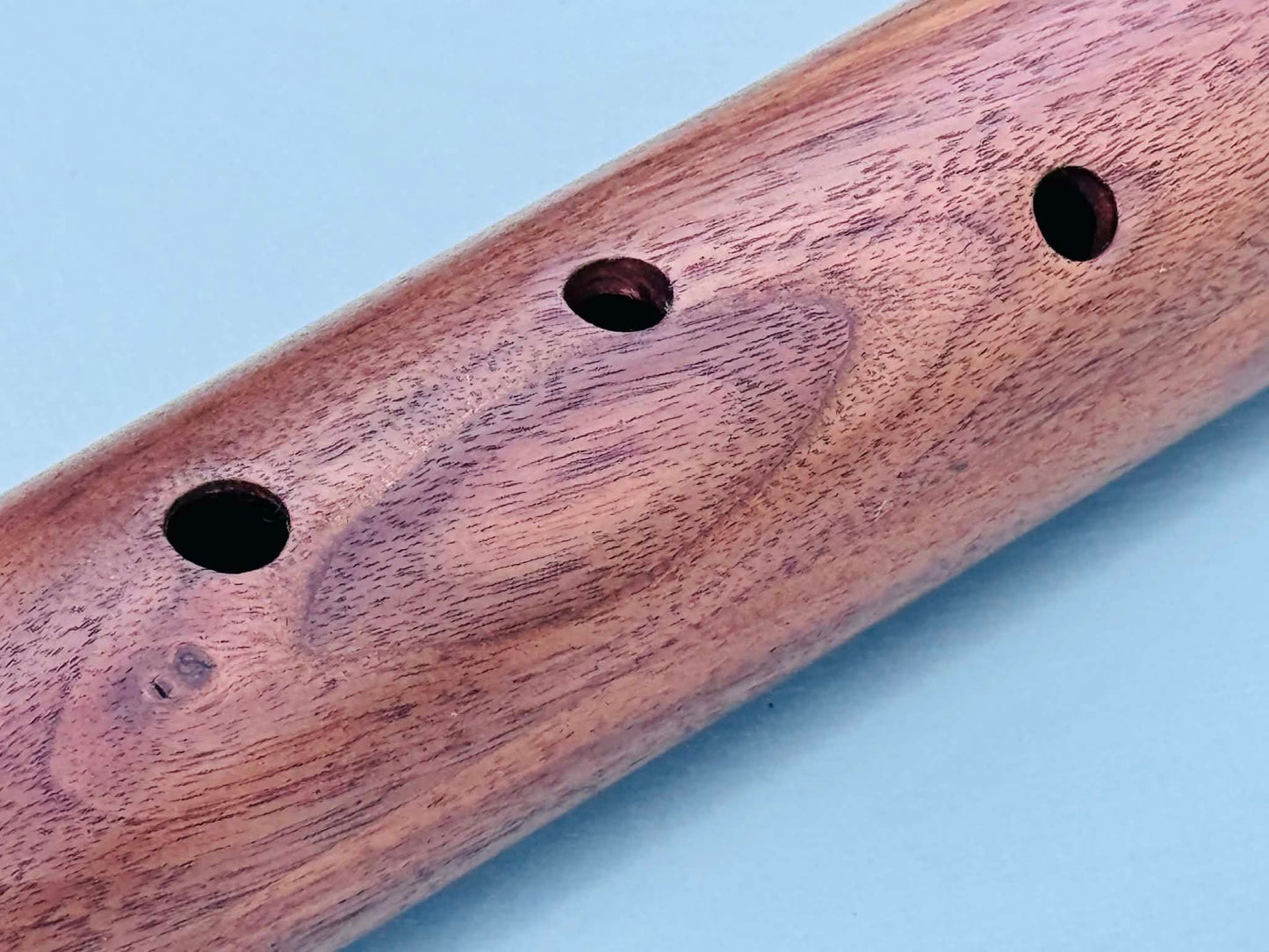 Native American style bass flute Walnut LOW G 432Hz