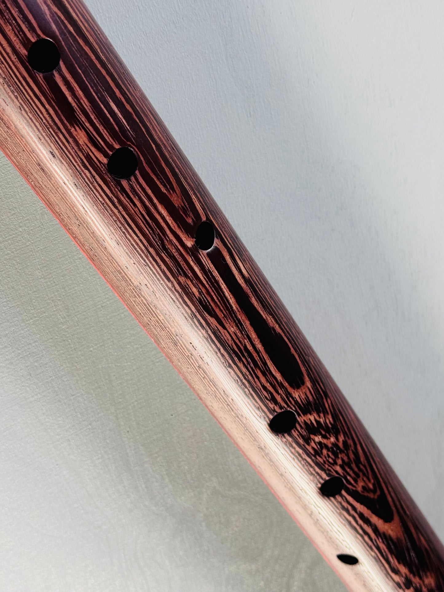 Native American style bass flute Wenge low A 440Hz