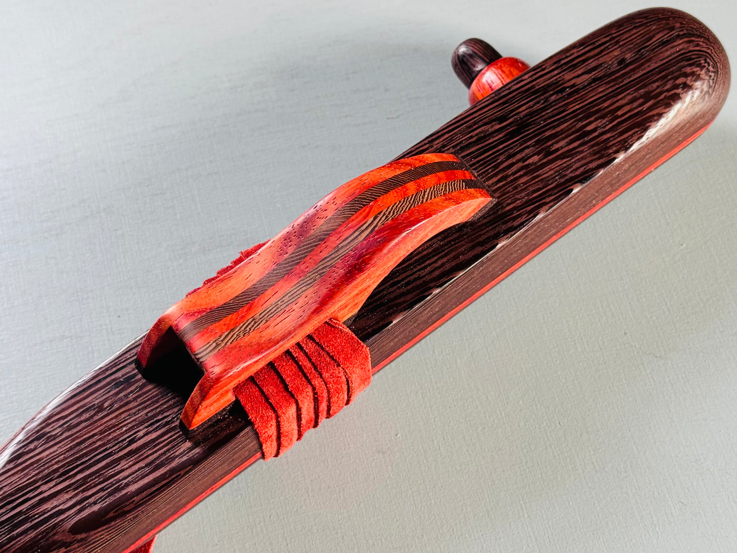 Native American style bass flute Wenge low A 440Hz