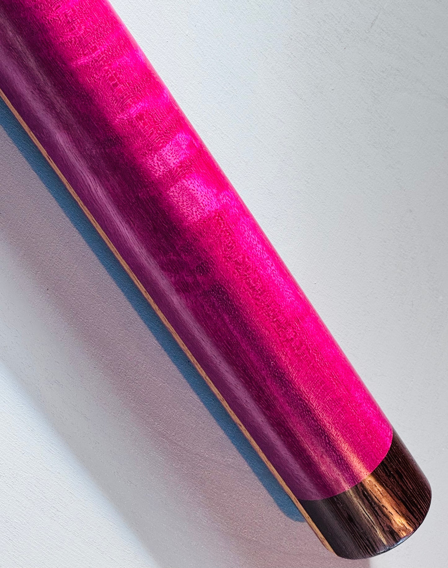 Native American style bass flute Purple heart FOR LEFT HAND low A 432Hz