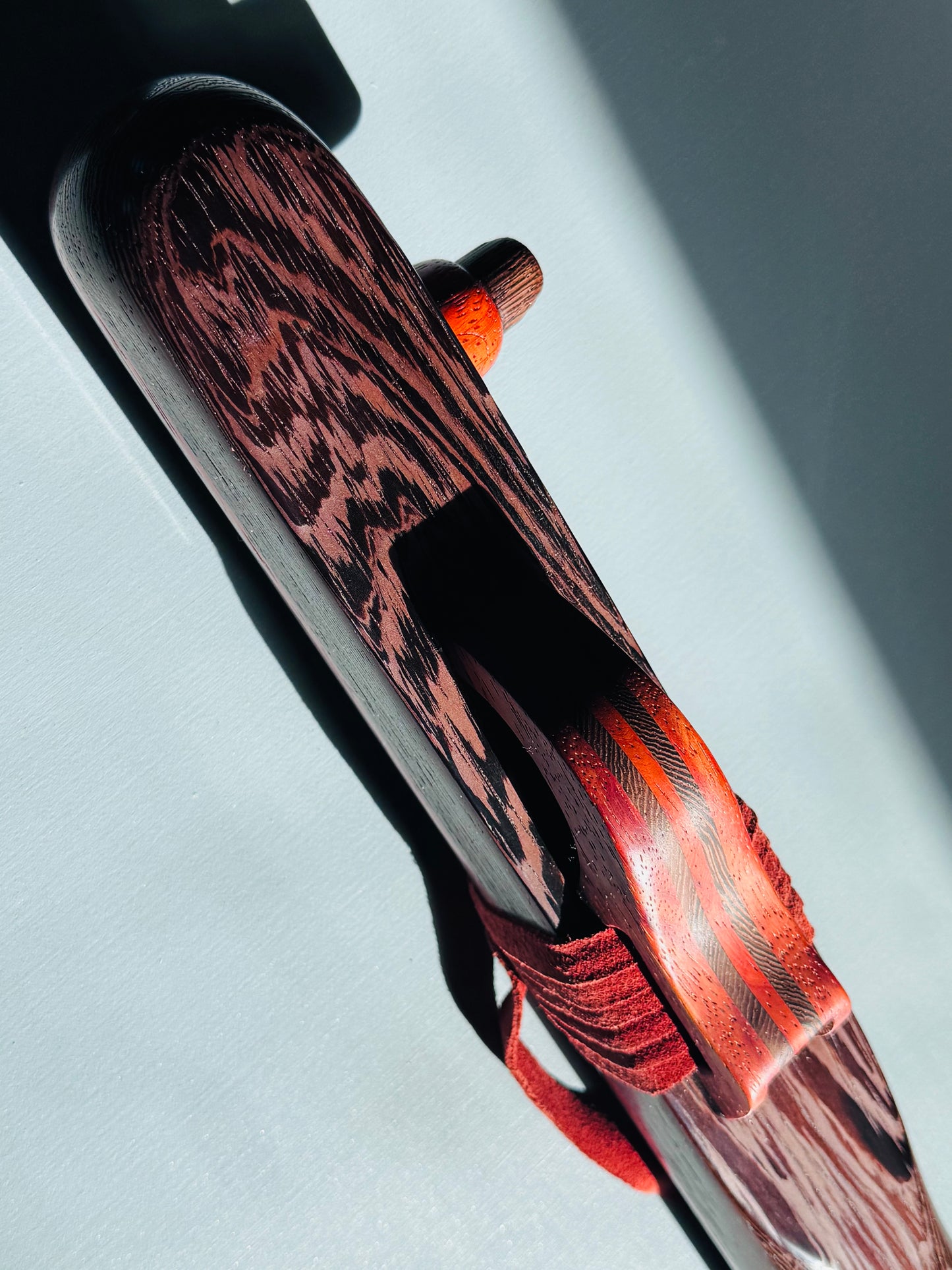 Native American style bass flute Wenge FOR LEFT HAND low A 440Hz