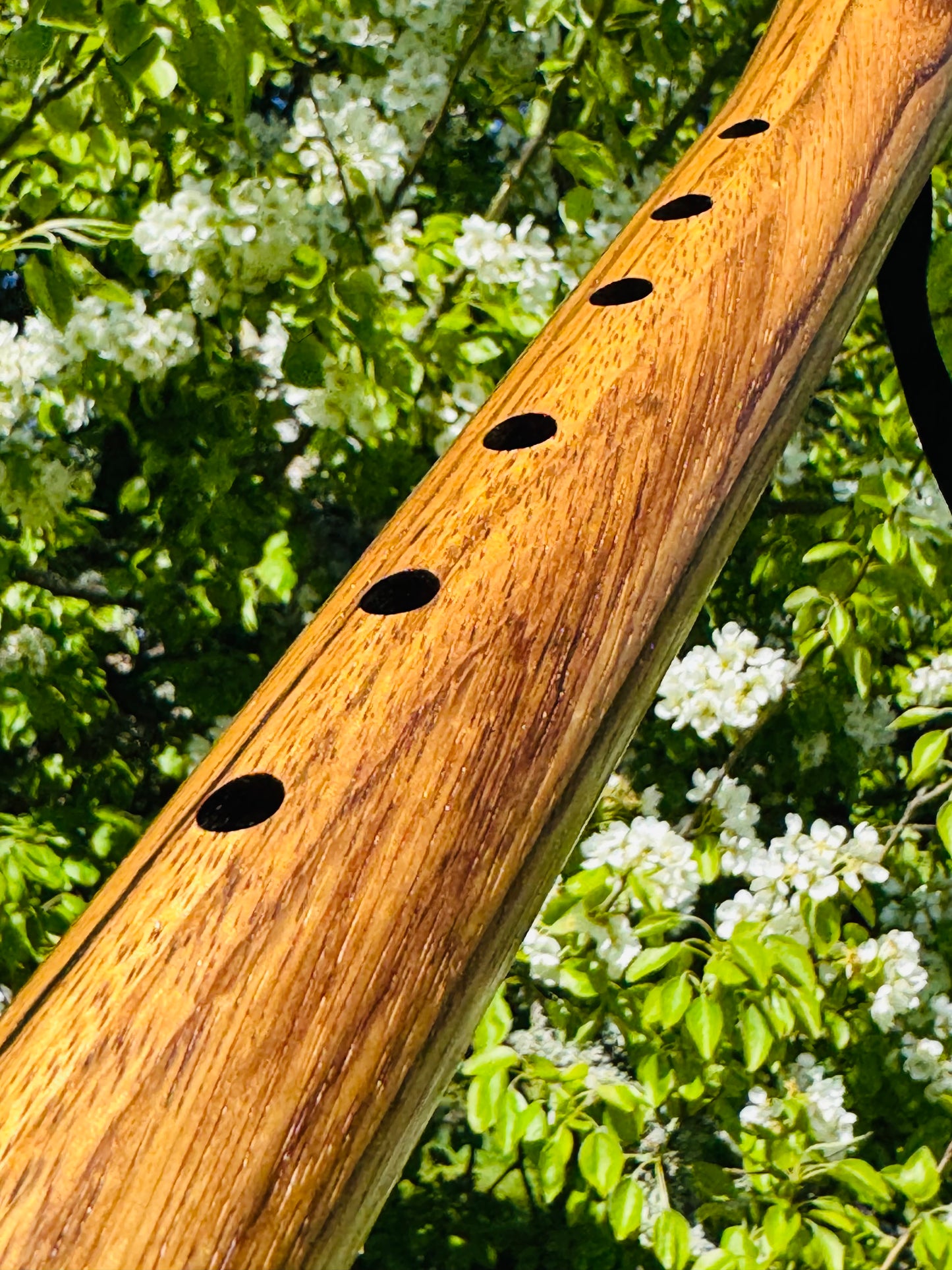 Native Americans flute Zebra wood G 432Hz