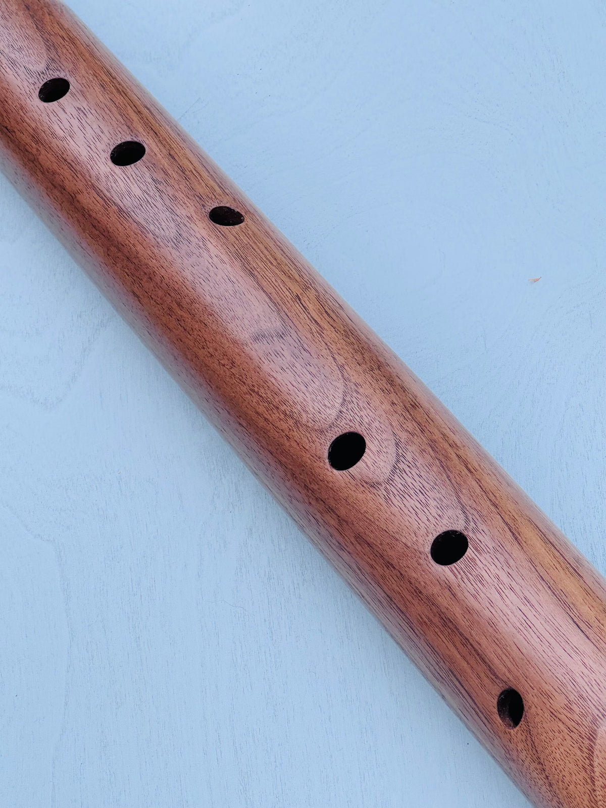 Native American style bass flute Walnut LOW G 440Hz