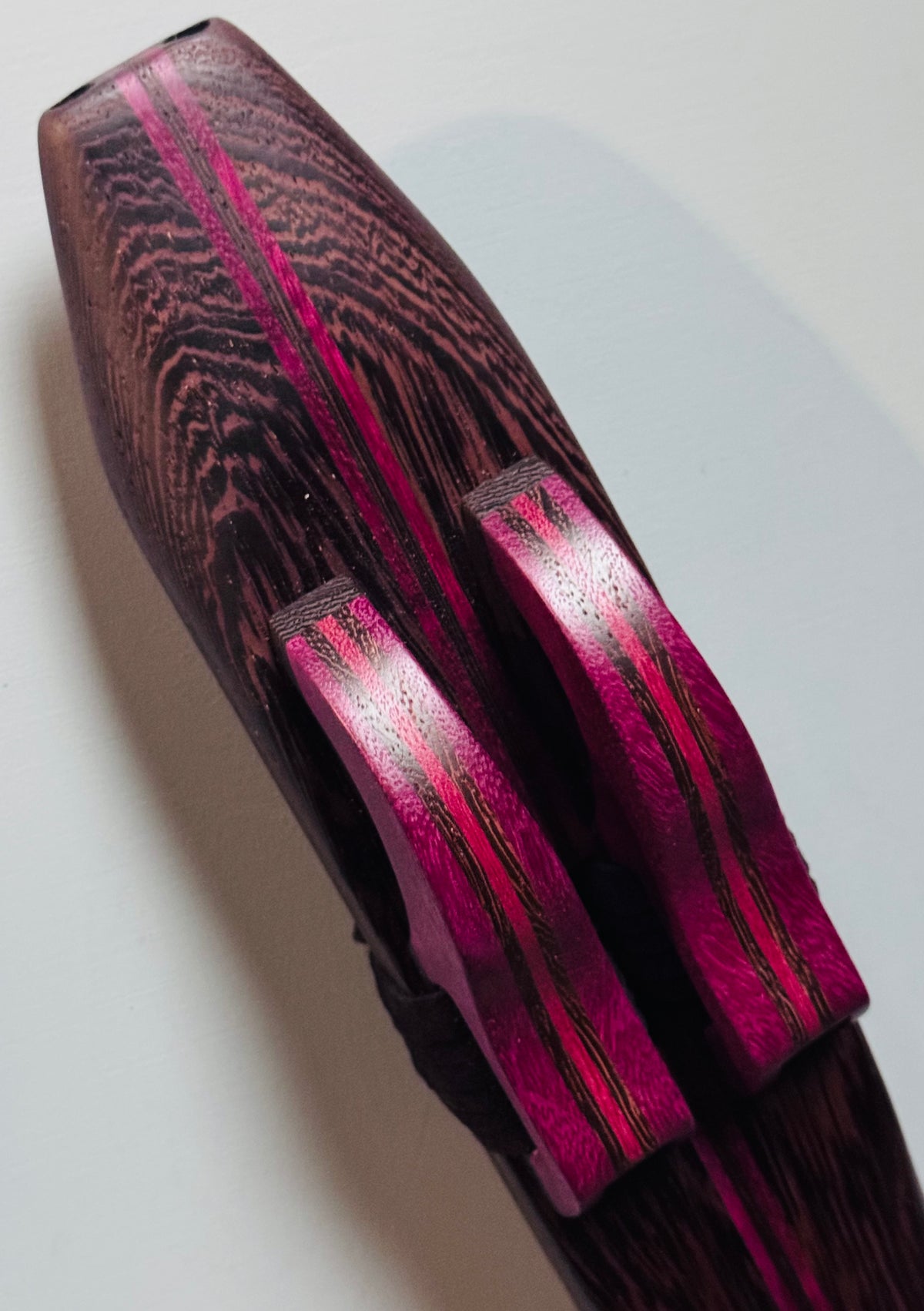 Native American style double flute wenge A 440Hz